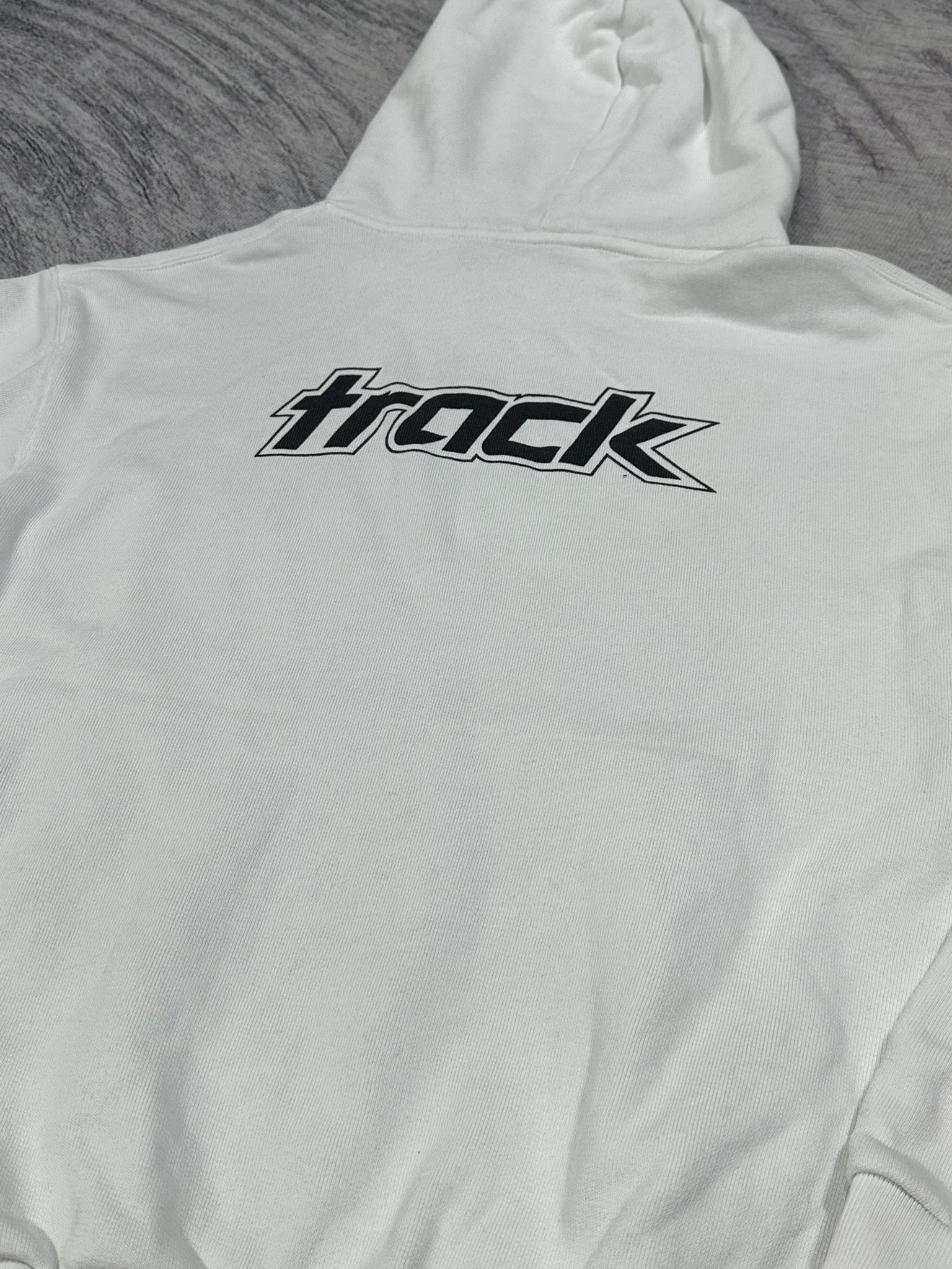 Balenciaga Balenciaga Sweatshirt Track Back Logo White Hoodie size S Size US M / EU 48-50 / 2 - 13 Thumbnail