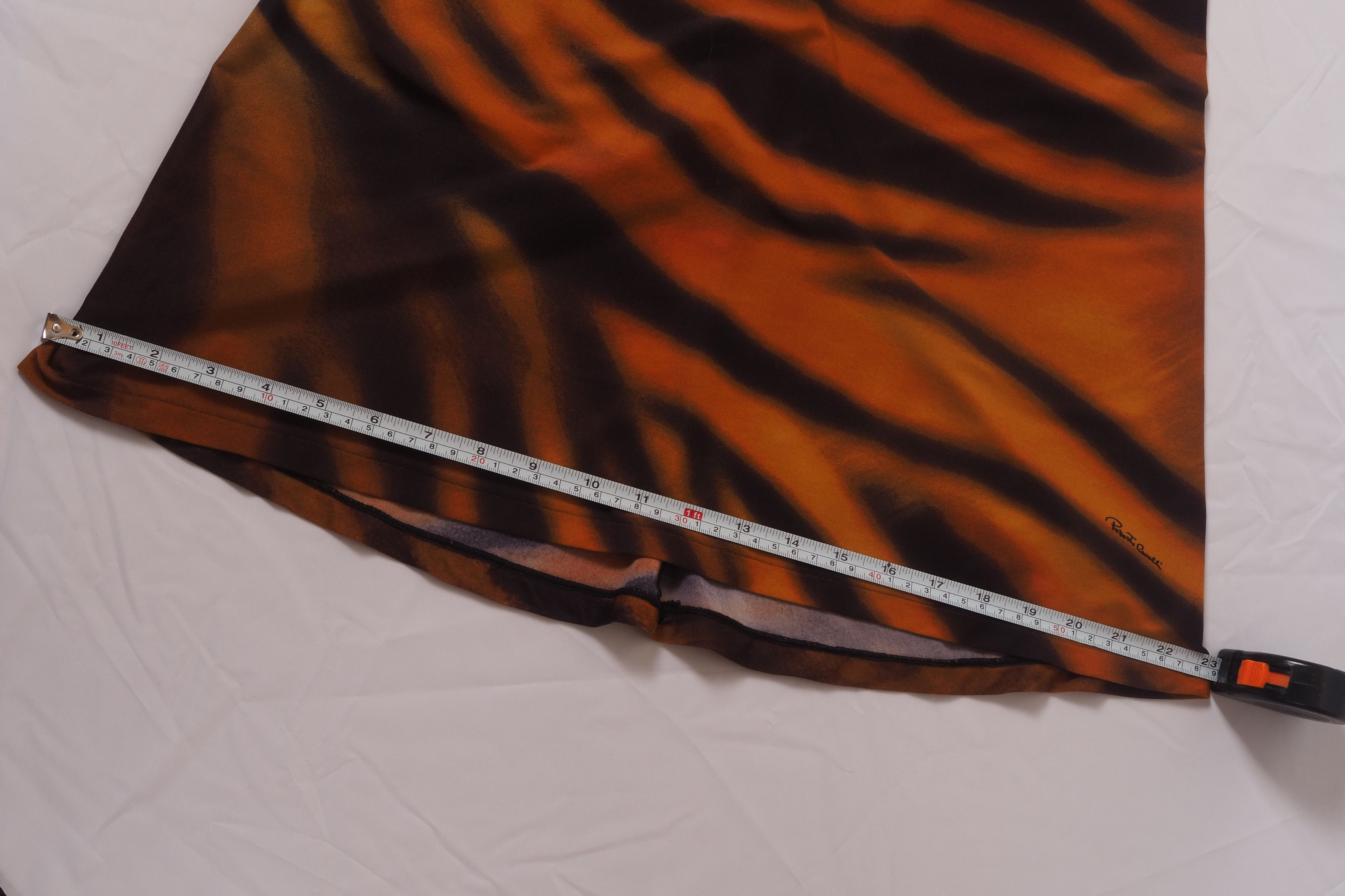 Roberto Cavalli Roberto Cavalli Vintage Tiger Print Turtleneck Midi Dress Size M / US 6-8 / IT 42-44 - 16 Thumbnail