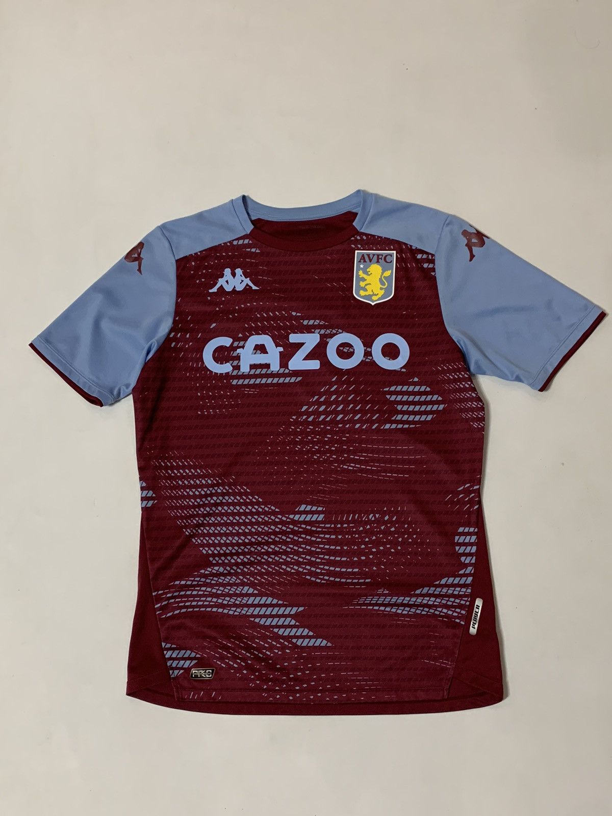 Kappa Aston Villa 2021 - 2022 Home Football Shirt Kappa Cazoo Size US L / EU 52-54 / 3 - 1 Thumbnail