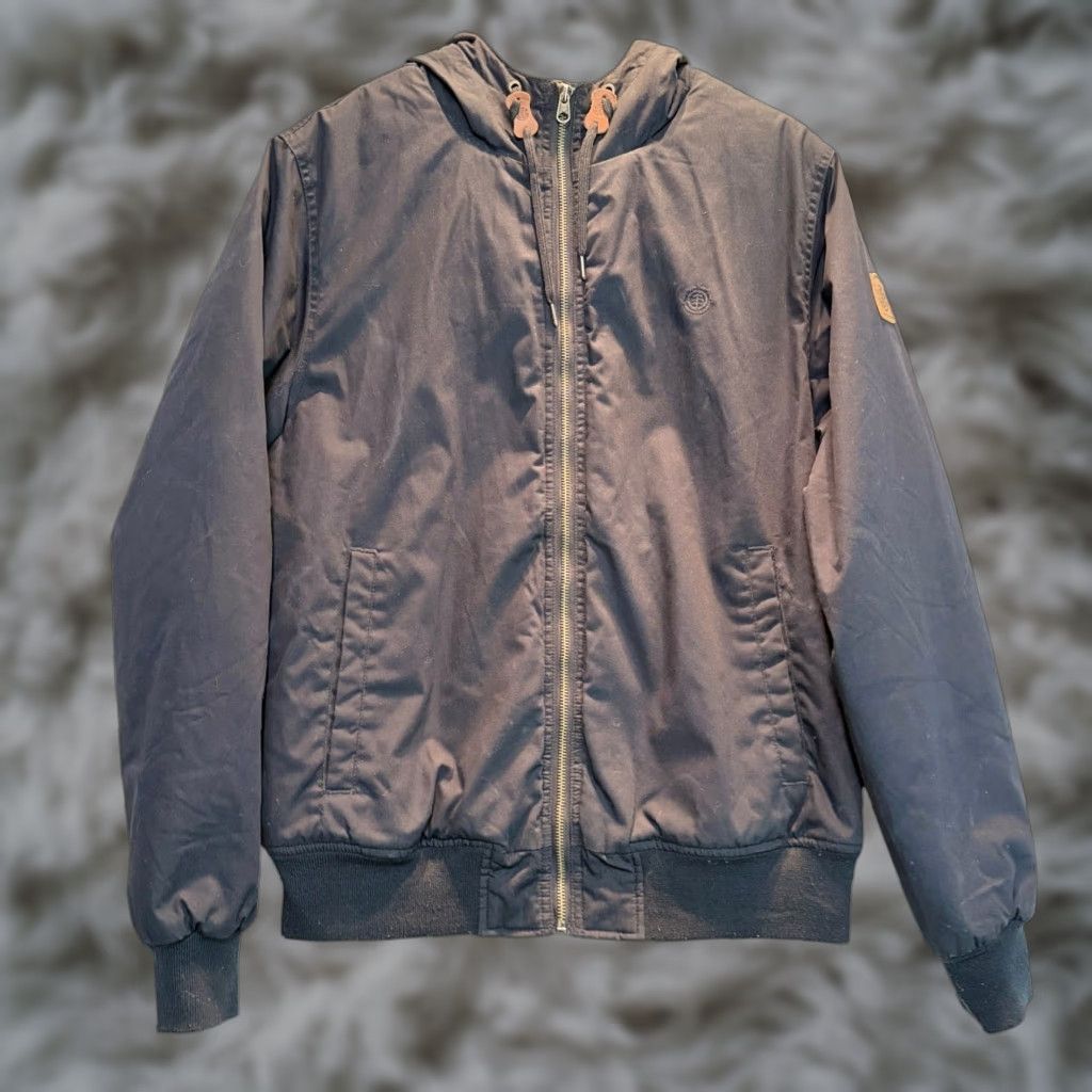 Element Element Wolfeboro Collection Jacket Mens M Blue Plaid Lined Hooded Zip Up Size US M / EU 48-50 / 2 - 1 Thumbnail