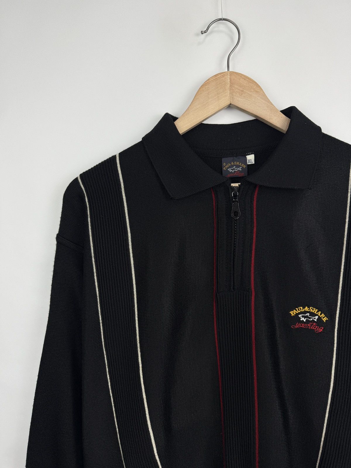 Paul & Shark 🇮🇹 Vintage 90s Paul Shark Yachting Heavy Weigh Sweater Retro Size US XL / EU 56 / 4 - 3 Thumbnail