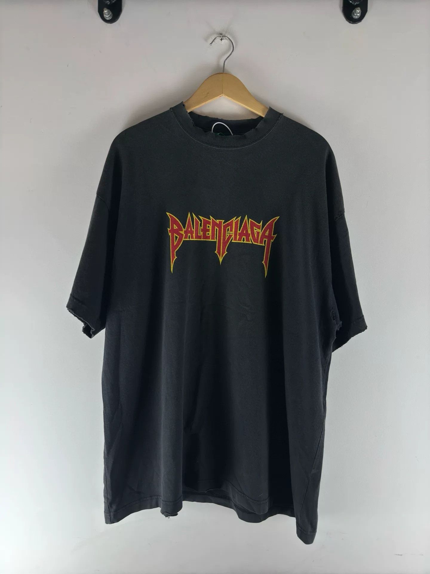 Balenciaga SS22 Logo Print Short Sleeve T-Shirt