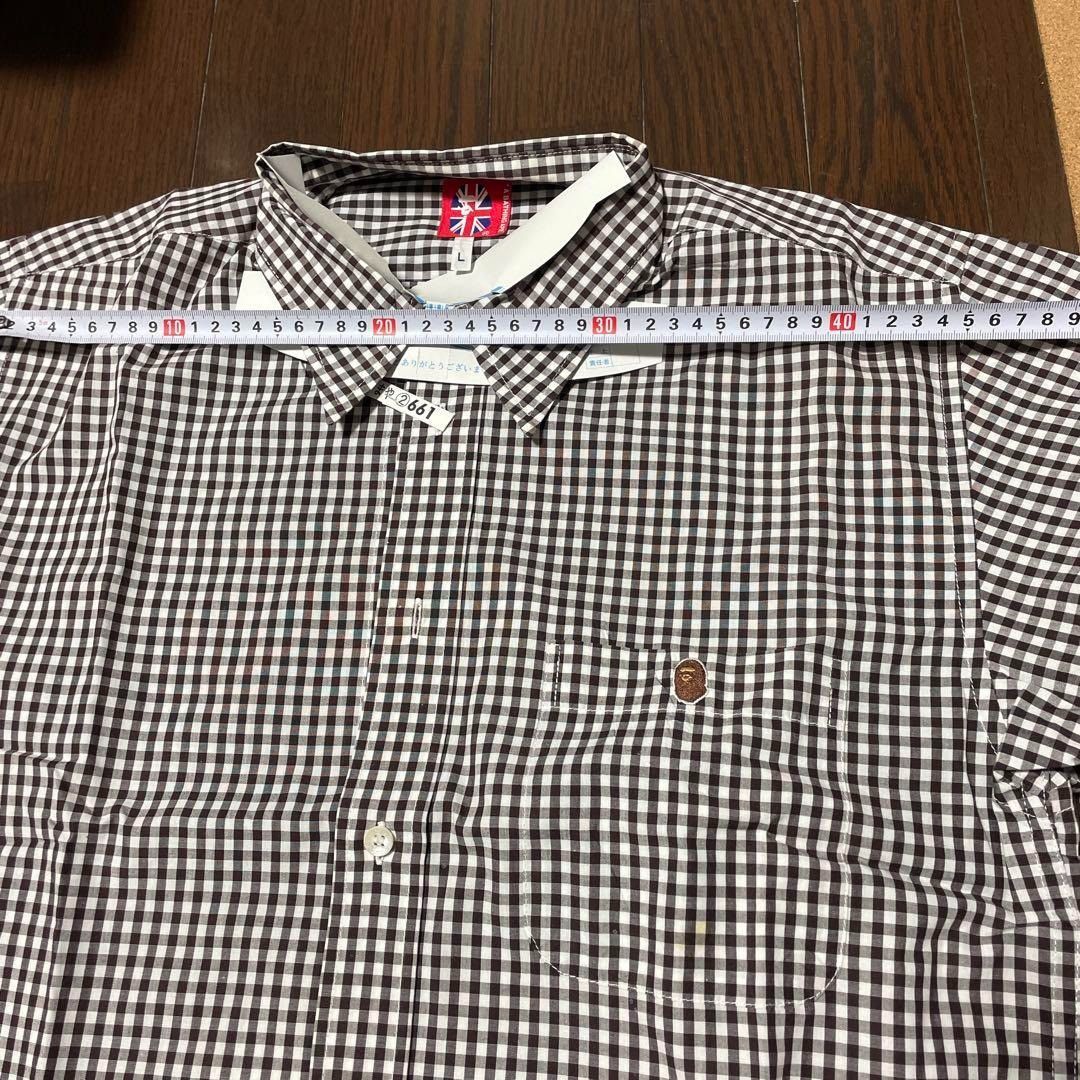 Bape A BATHING APE 90s-00s Checkered Short Sleeve Shirt Size US L / EU 52-54 / 3 - 7 Thumbnail