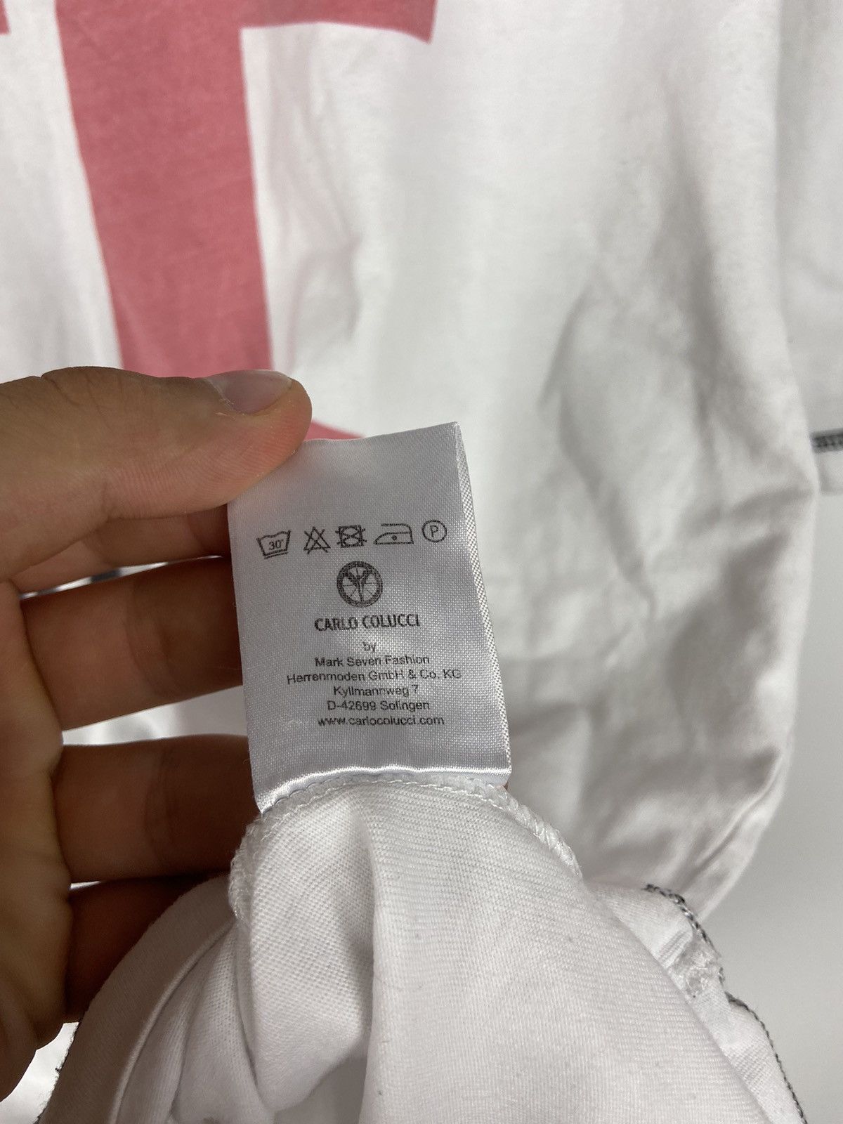 Carlo Colucci × Designer Carlo Colucci T-Shirt Big Logo Print Short Sleeve Men’s Size US M / EU 48-50 / 2 - 11 Thumbnail
