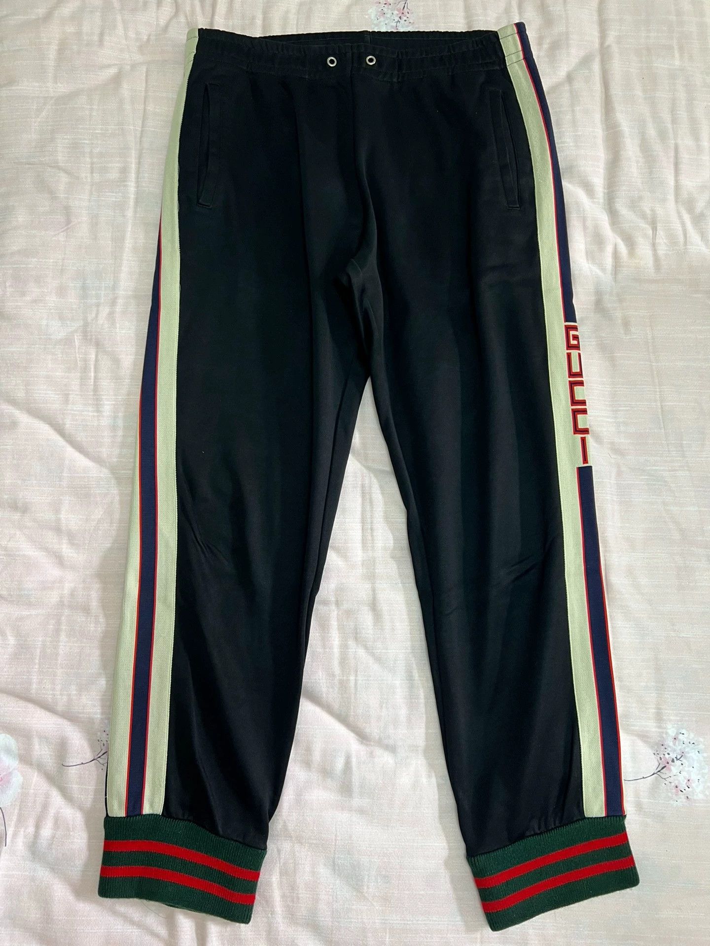 Gucci Gucci Silk Trousers Blue Men's XS OS Size US 27 - 2 Thumbnail