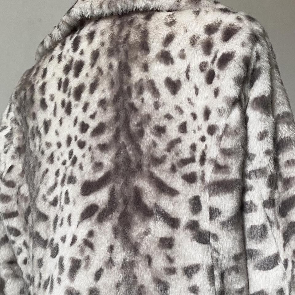 Vintage Beautiful white / cream vintage faux fur coat Size S / US 4 / IT 40 - 3 Thumbnail