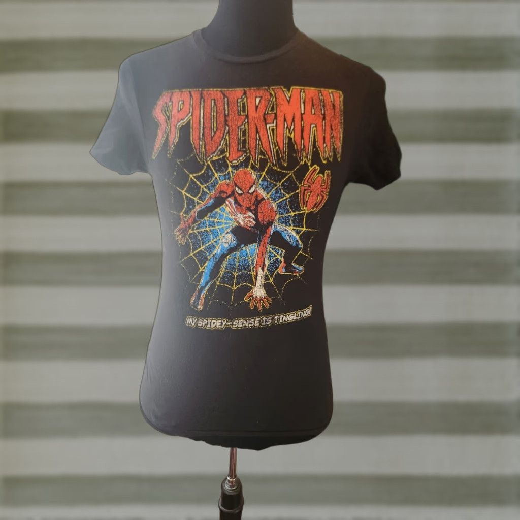 Vintage Spiderman My Spidey Sense Is Tingling Web Walk Retro Marvel T-Shirt Men's Small Size US S / EU 44-46 / 1 - 1 Thumbnail