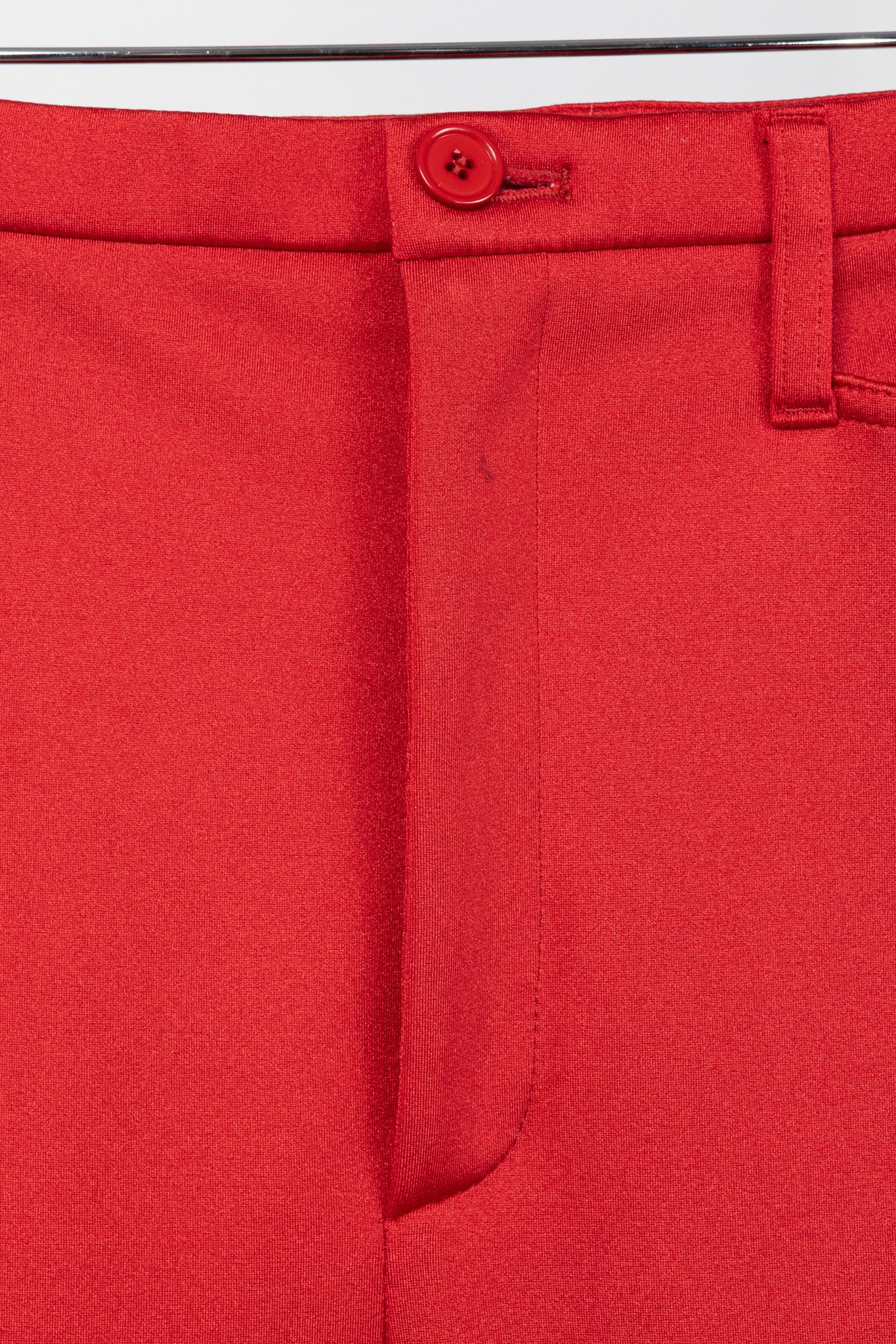 Balenciaga Balenciaga Red High-Waisted Skinny Pants Size 25" / US 0 / IT 36 - 7 Thumbnail