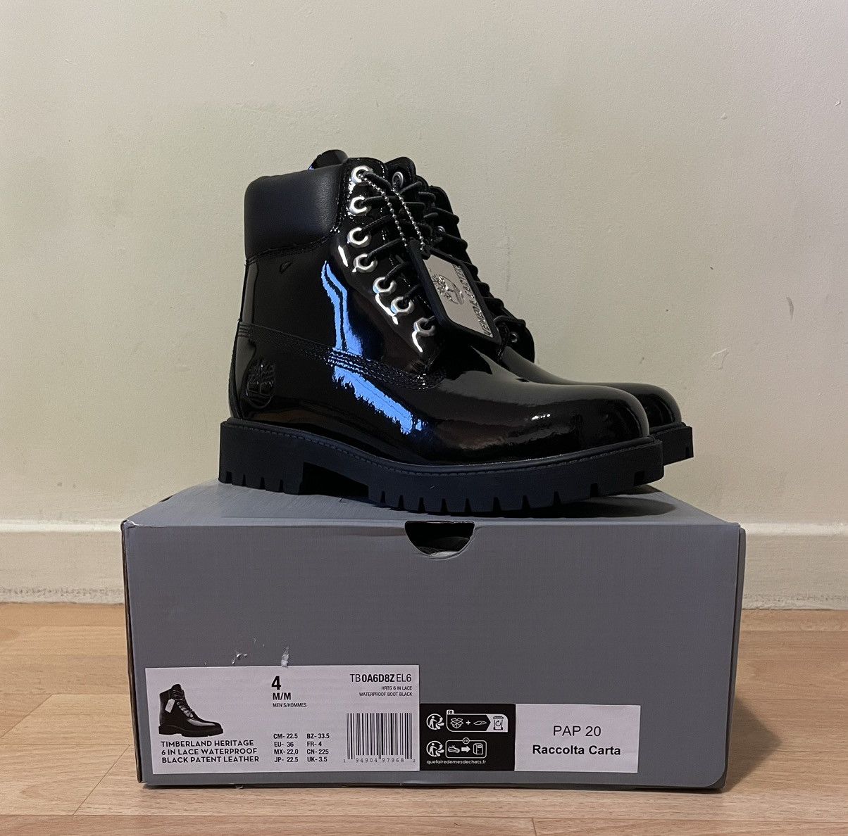 image of Timberland Veneda Carter 6 Inch Black 36 Shoes, Women's (Size 4)