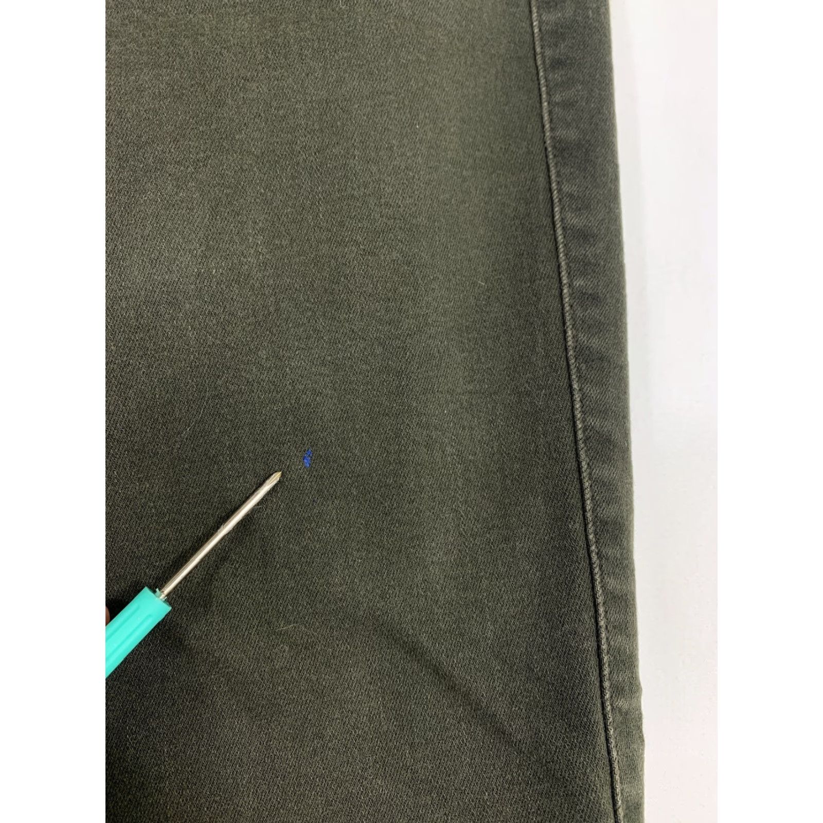 Paige Paige Verdugo Jeans Skin​ny Women's 28 Dark Green Stretch Inseam 28" Regular Rise Mid Button Zipper Jeans Size 28" / US 6 / IT 42 - 4 Thumbnail