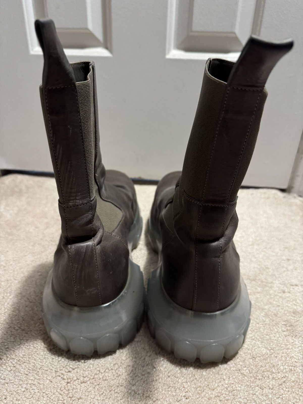 Rick Owens Beatle Bozo Tractor Boots with Clear Sole Size US 7 / EU 40 - 4 Thumbnail