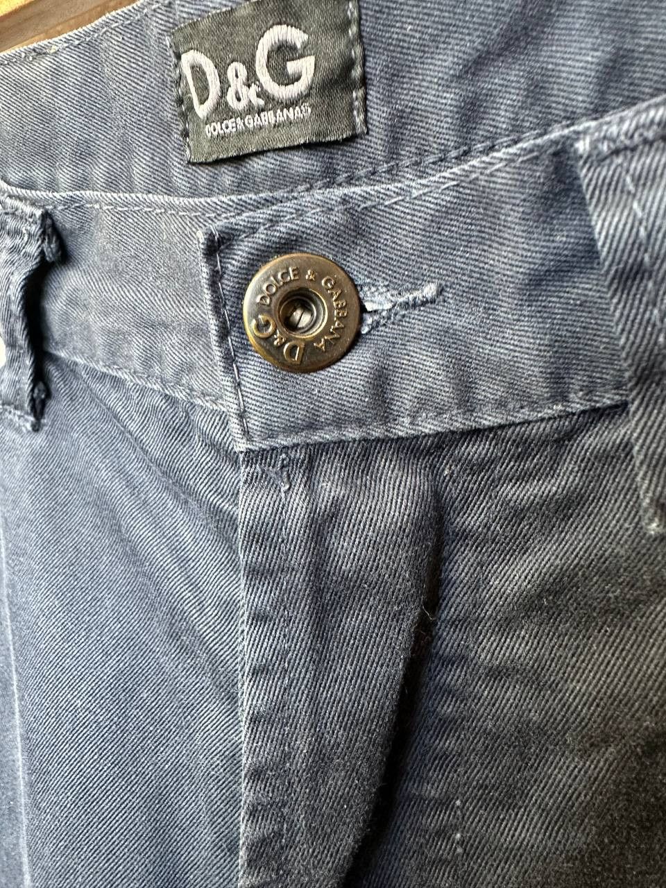 Dolce & Gabbana Dolce & Gabbana Vintage Blue Cotton Pants Jeans Italy Size US 28 / EU 44 - 17 Thumbnail