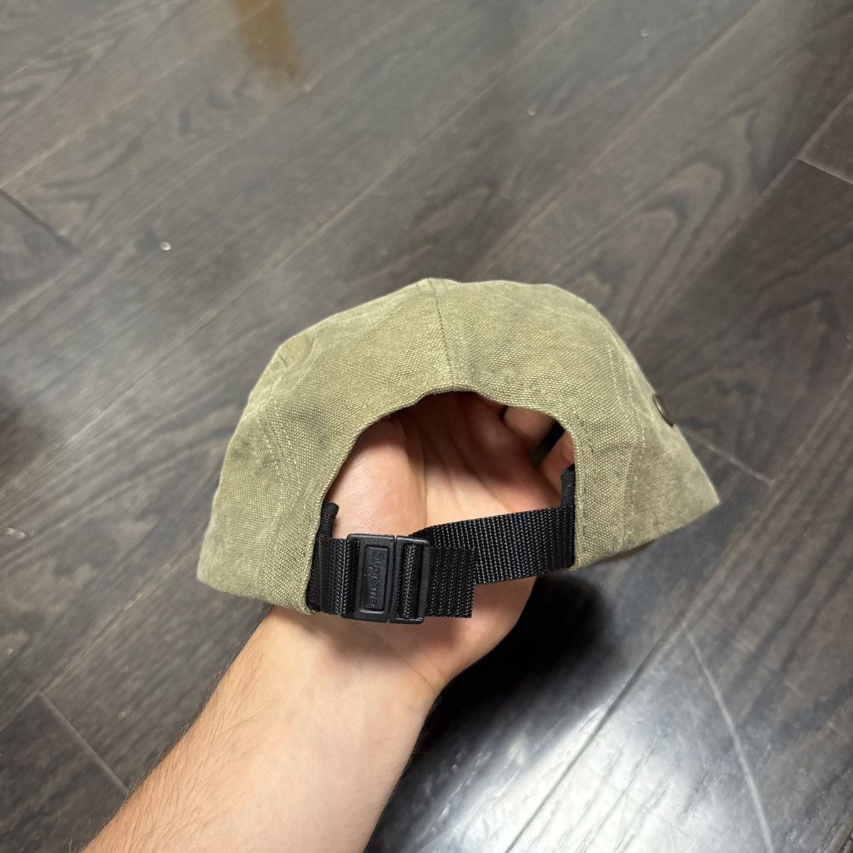 Supreme Supreme Washed Canvas Camp Cap Olive Size ONE SIZE - 4 Thumbnail