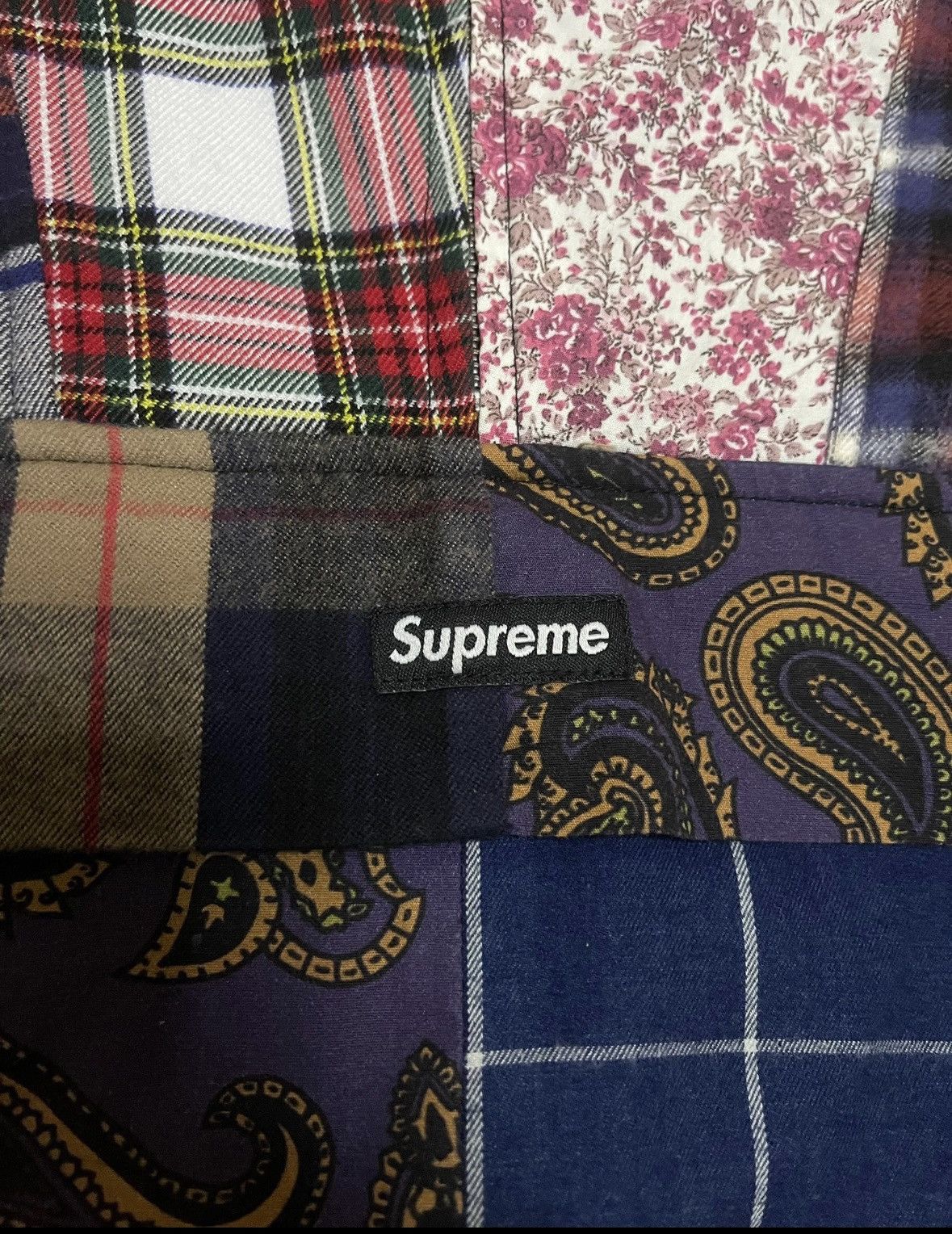 Supreme Supreme 16FW Patchwork Anorak Size US L / EU 52-54 / 3 - 4 Thumbnail