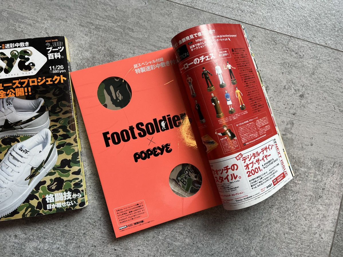 Bape A Bathing Ape BAPESTA First Release w/ Popeye Mag Size US 6 / EU 39 - 9 Thumbnail