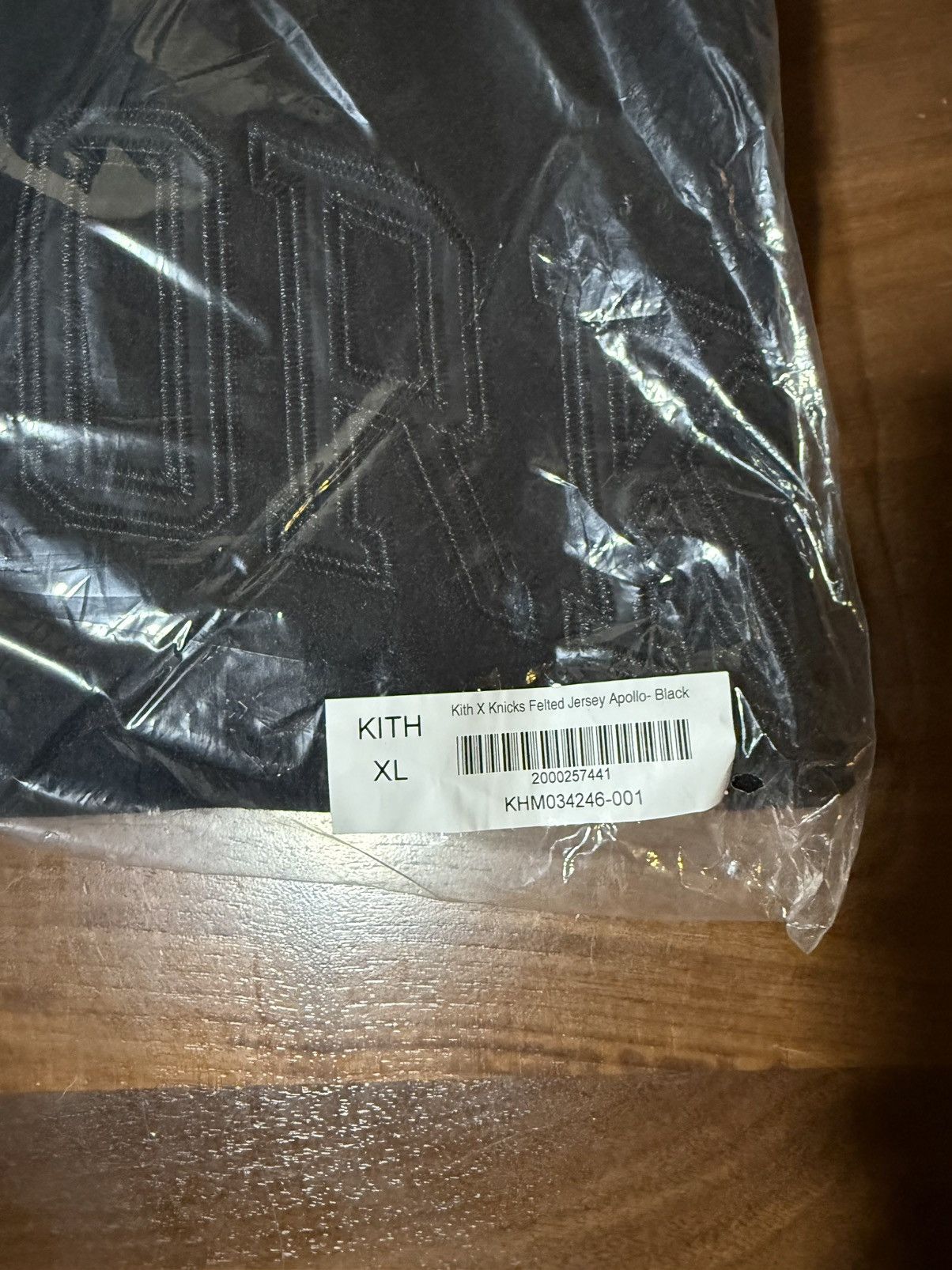Kith Kith for the New York Knicks Felted Apollo Shirt Black Sz XL Size US XL / EU 56 / 4 - 8 Thumbnail