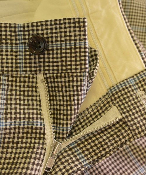 Comme des Garcons Homme Plus Cropped Pants Wool Check Zip Up Sarouel Pattern Multicolor Size US 35 - 3 Thumbnail