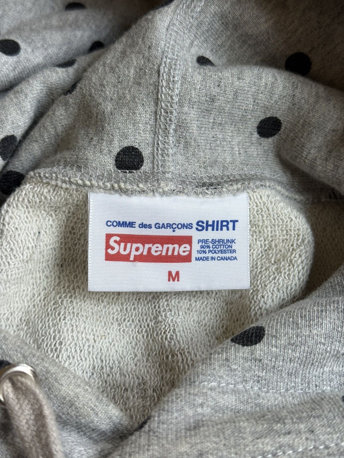 Comme des Garcons SHIRT × Supreme Supreme x CDG Polka Dot Box Logo Hoodie 2012 Size US M / EU 48-50 / 2 - 4 Thumbnail