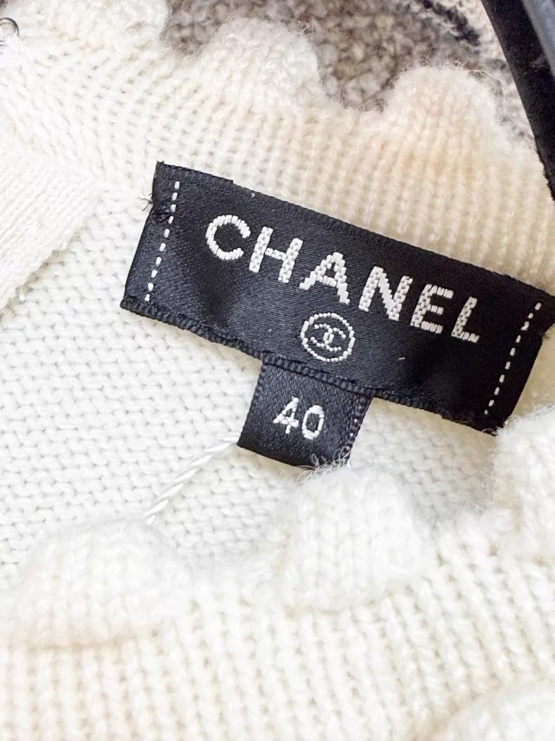 Chanel Chanel Fake two-piece long-sleeved cashmere knitted sweate Size S / US 4 / IT 40 - 5 Thumbnail