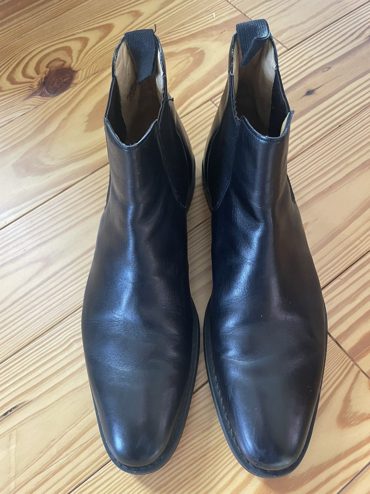 Church's Classic “Ely" Black Leather Chelsea Boots Size 105F / 10.5D Size US 11 / EU 44 - 10 Thumbnail