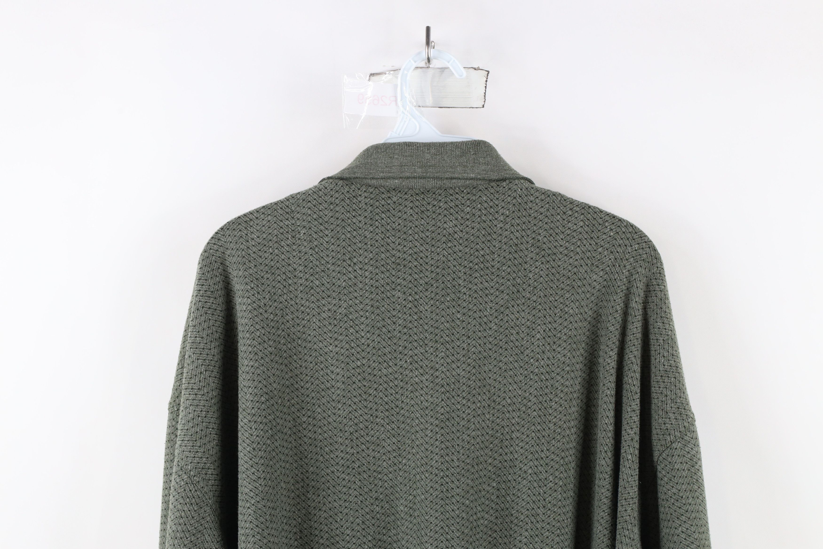 Vintage Vintage 90s Streetwear Collared Pullover Long Sleeve Polo Size US XXL / EU 58 / 5 - 11 Thumbnail