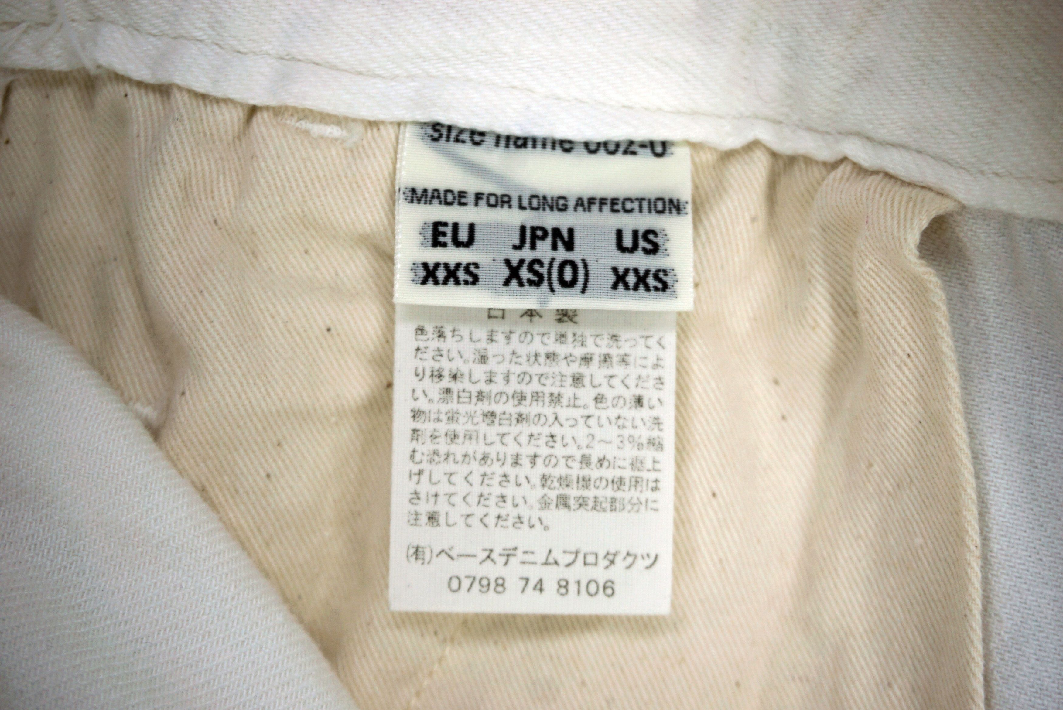 Japanese Brand Orslow Overalls W30xL17.5 Baggy Wide Leg Cropped Dungarees Size 26" / US 2 / IT 38 - 13 Thumbnail