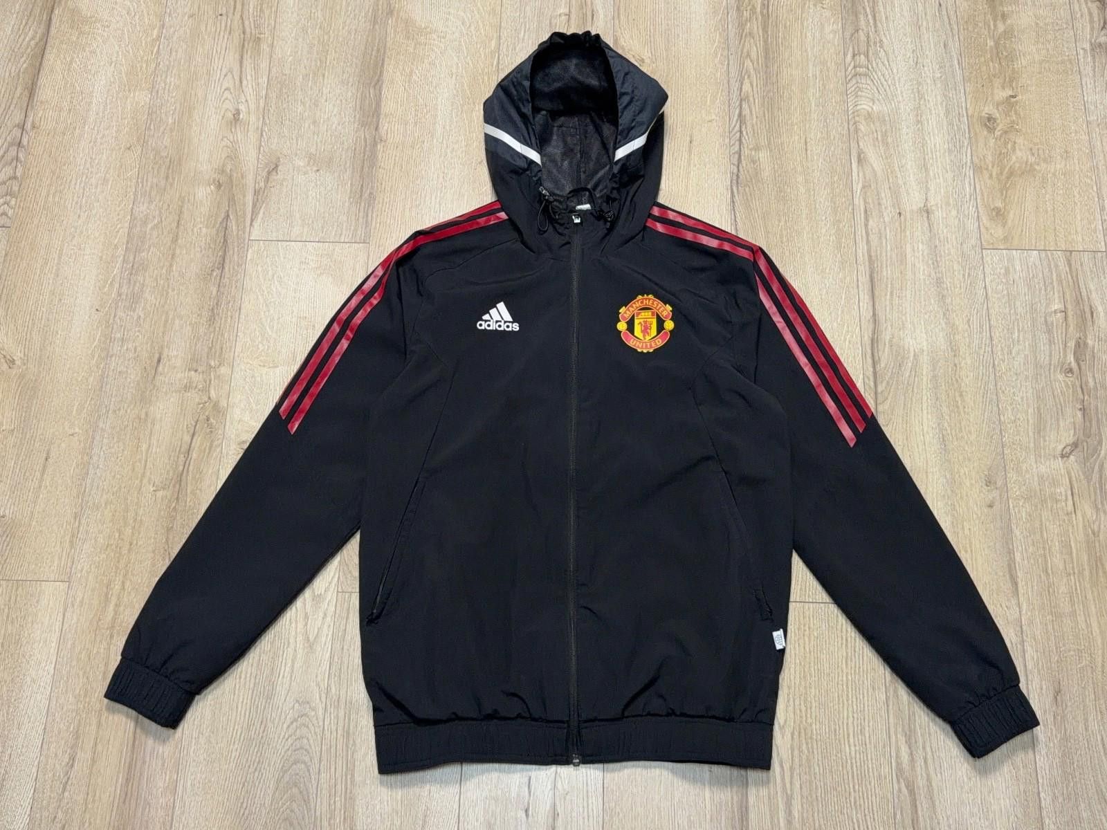 Adidas Mens Adidas Manchester United 2022 2023 Windbreaker Jacket Size US S / EU 44-46 / 1 - 1 Thumbnail