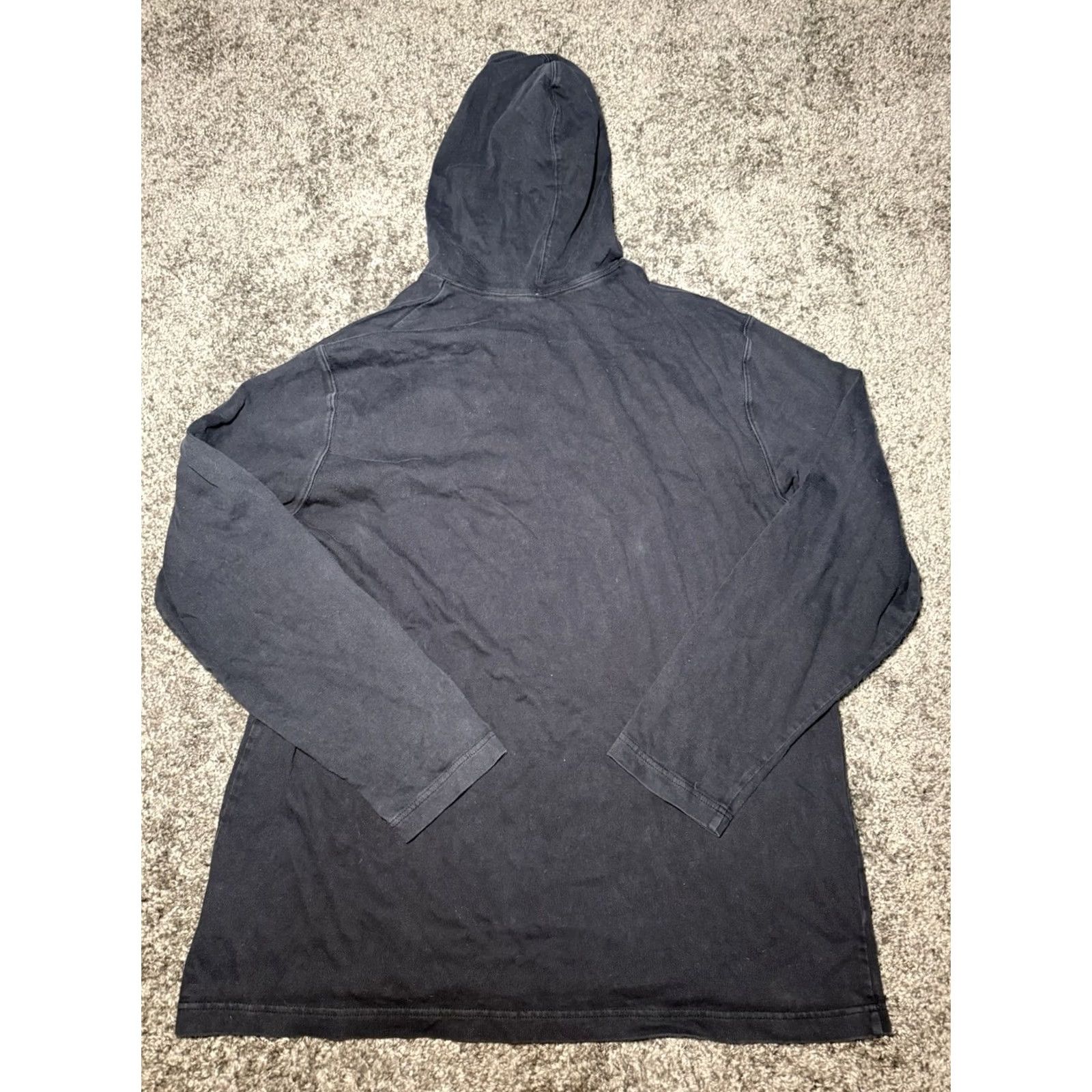 Nike VINTAGE Nike Hoodie Sweatshirt Adult XL Long Sleeve Pullover Black Center Swoosh Size US XL / EU 56 / 4 - 5 Thumbnail