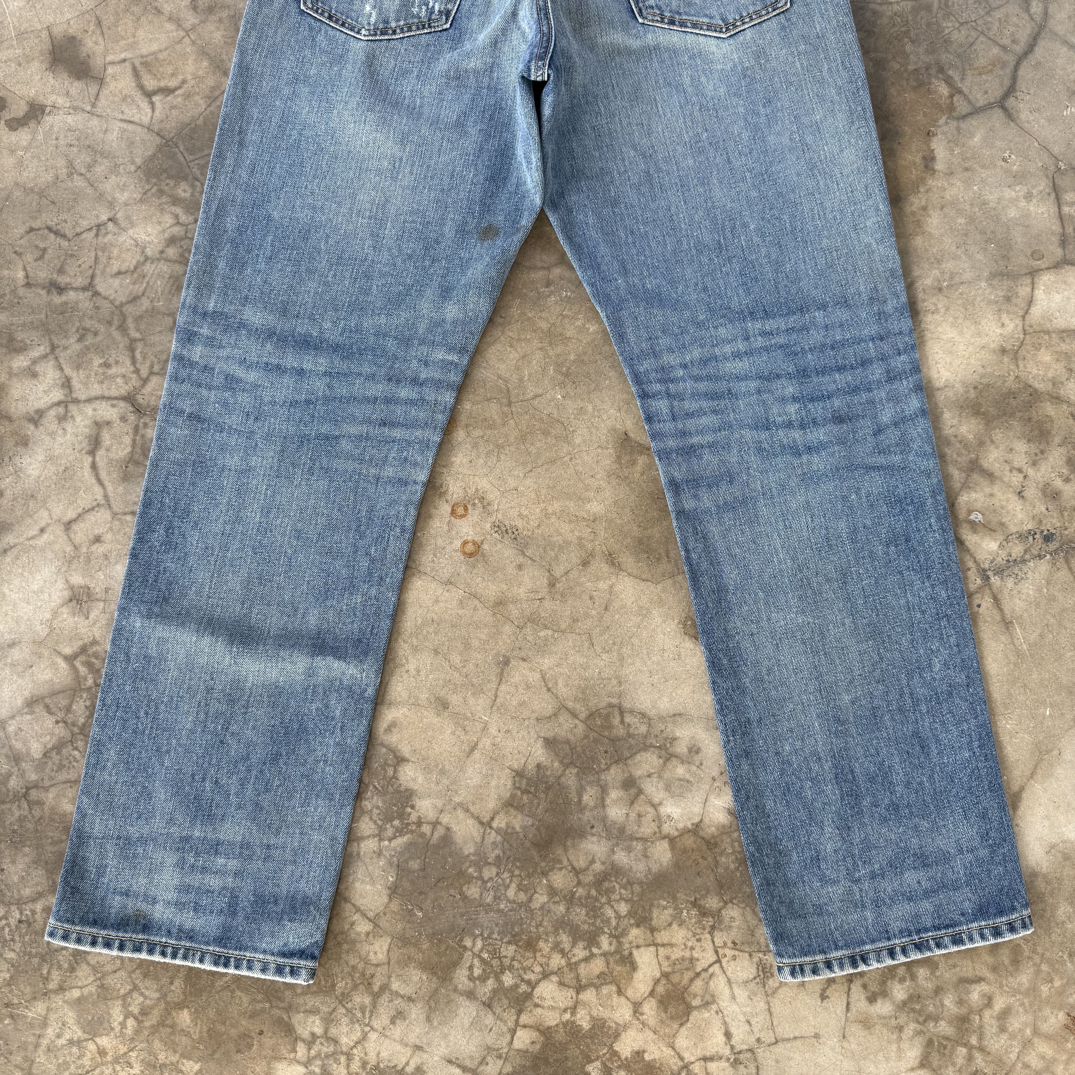 Japanese Brand W34 Vintage Japanese Streetwear Faded Denim Jean Size US 34 / EU 50 - 8 Thumbnail