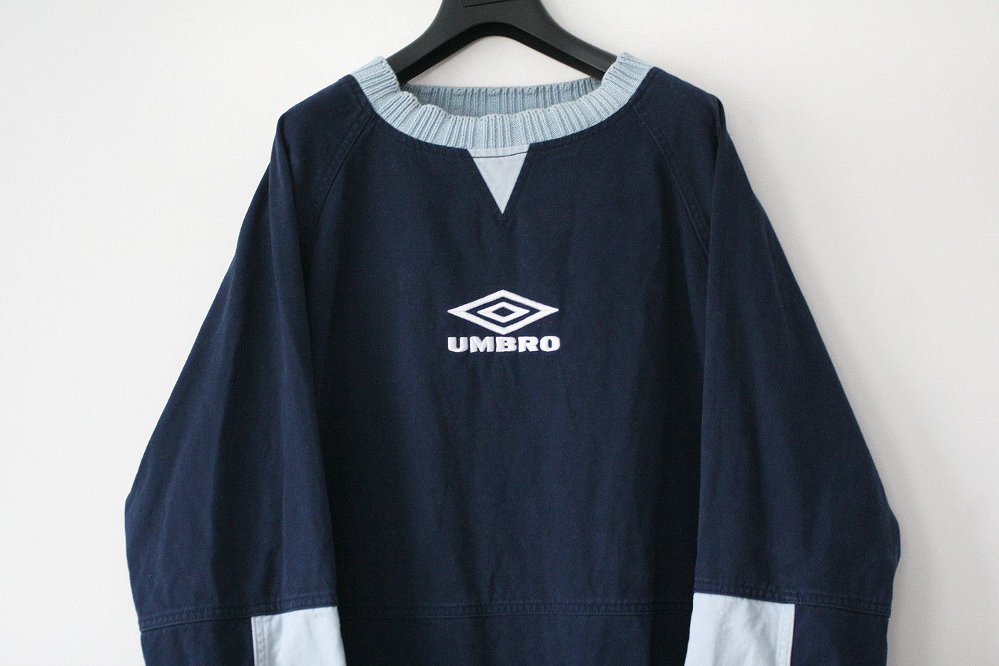 Umbro Umbro Drill Top Blue Vintage Maine Road Liam Gallagher Oasis 