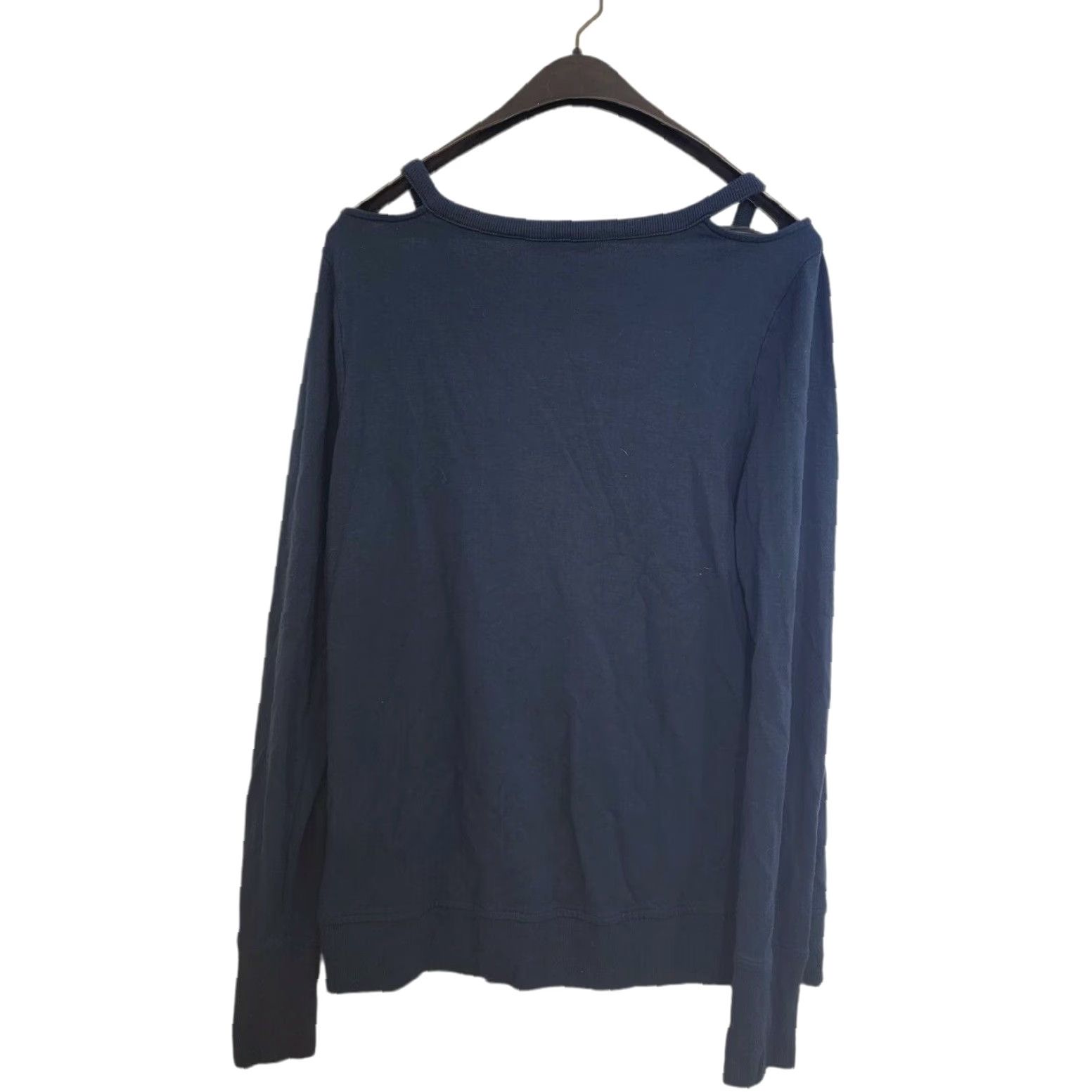 Athleta Athleta Sweatshirt - Constellation Cutout Neckline - Size S Tall - Blue - Women's Activewear Pullover Shirt Size S / US 4 / IT 40 - 2 Thumbnail