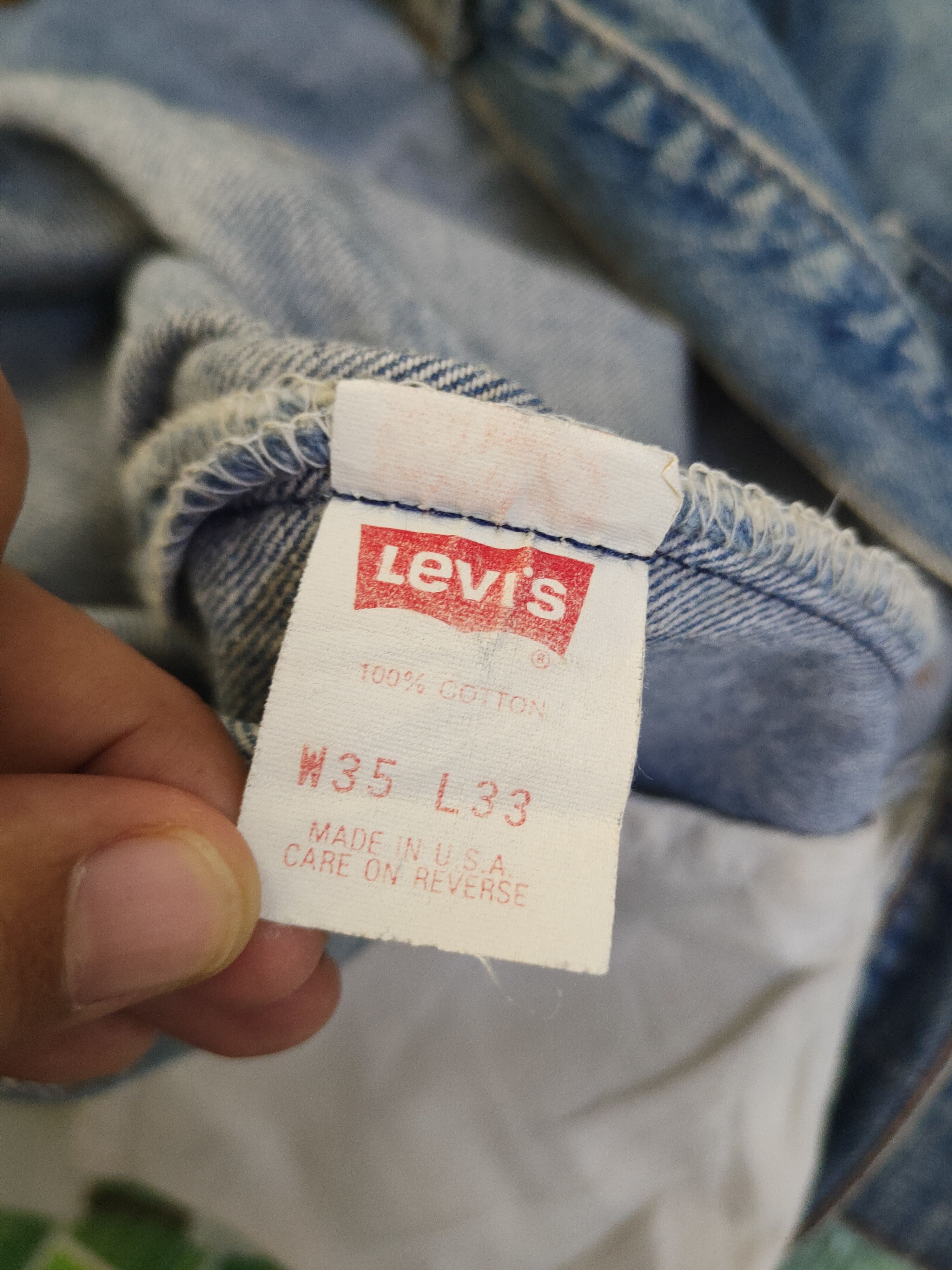 Levi's DL Levi's Blue Distressed Ripped Jeans# 46-891 Size US 34 / EU 50 - 15 Thumbnail