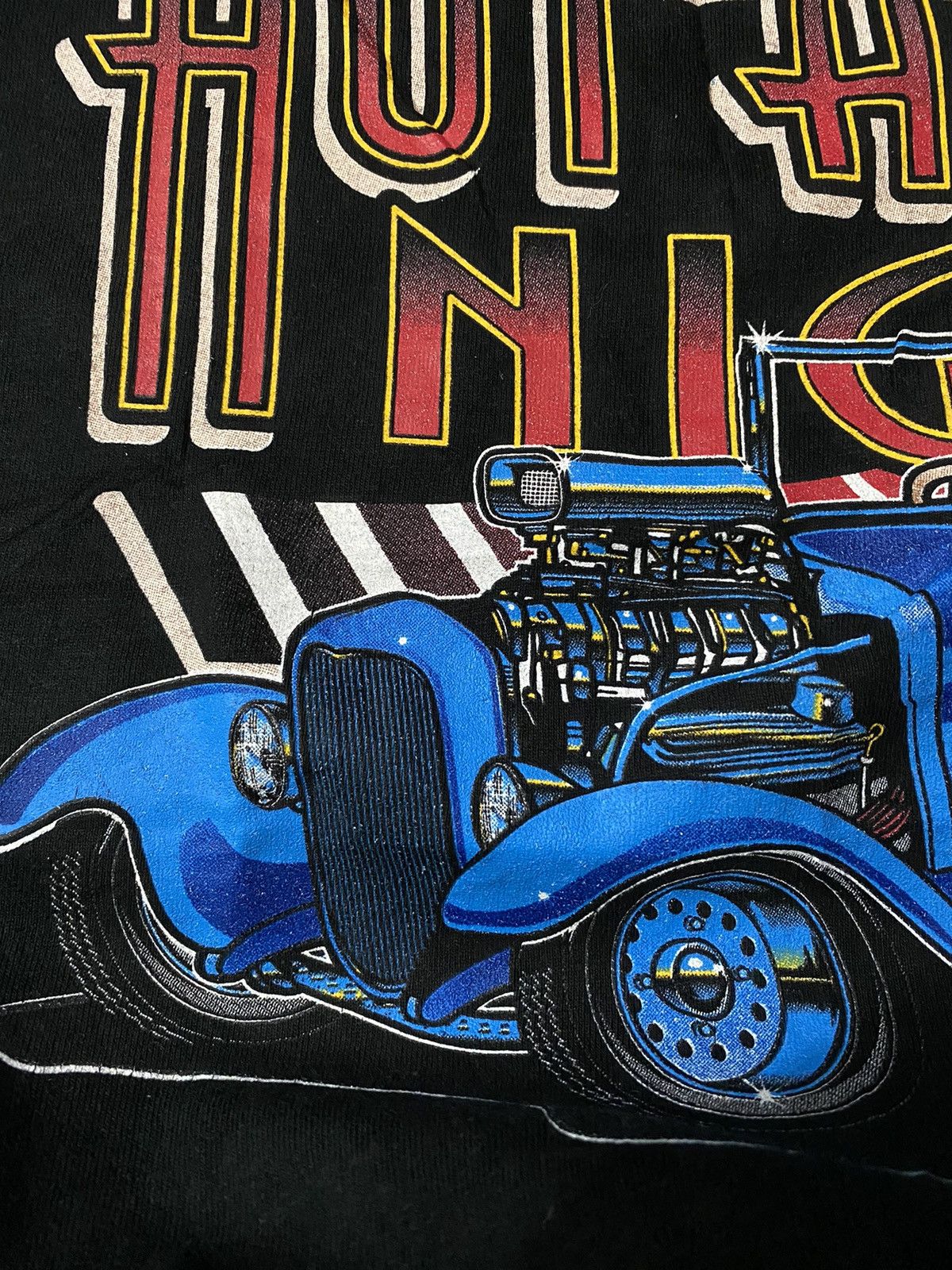 Fruit Of The Loom VINTAGE 2000s Car Tee Size US XL / EU 56 / 4 - 4 Thumbnail