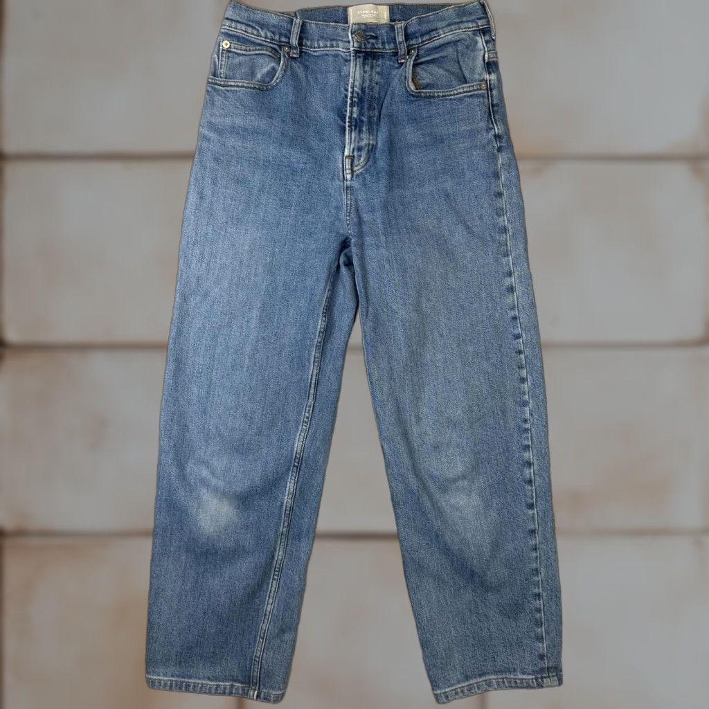 Everlane Everlane Jeans Women's 29 Regular The High Way Organic Cotton Ankle Length Blue Jeans Regular Womens 29 Regular Ankle Length Blue Size 29" - 1 Thumbnail