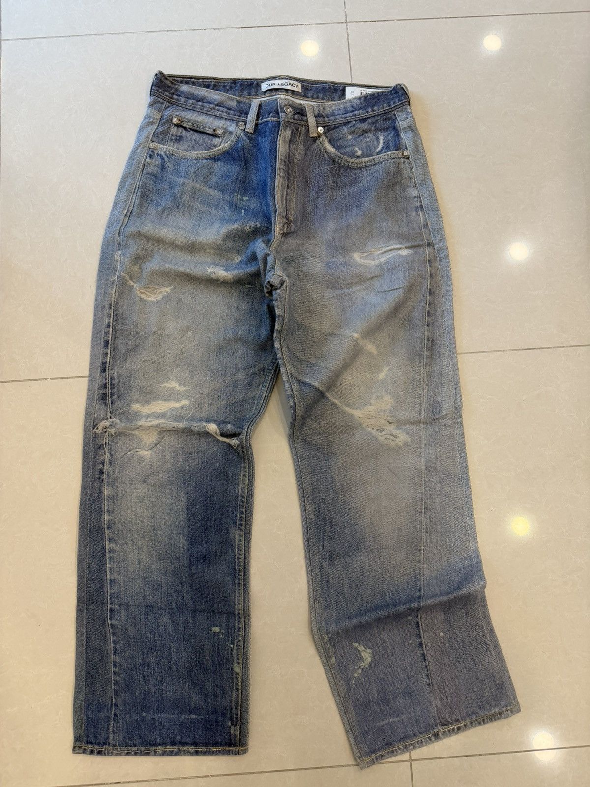 Our Legacy OUR LEGACY THIRD CUT DIGITAL PRINT DENIM Size US 33 - 1 Thumbnail