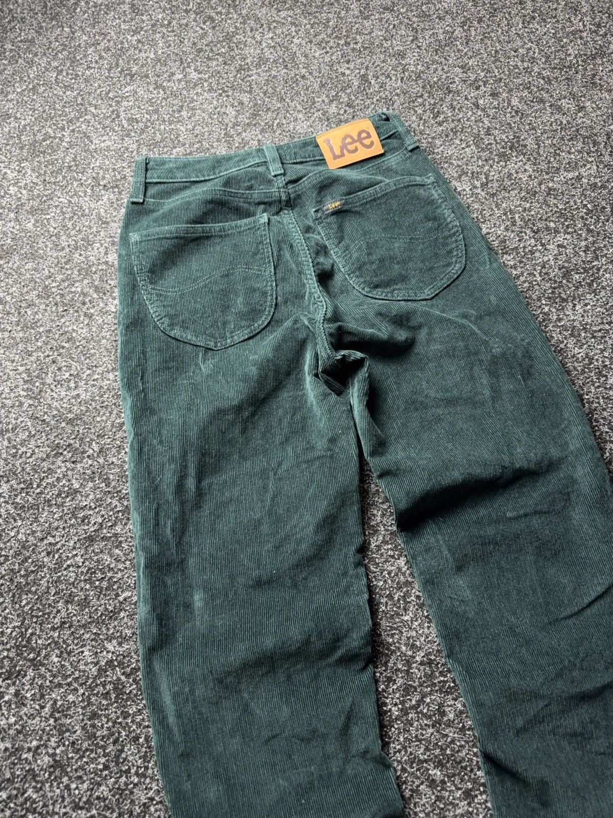 Lee 00s Lee CAROL Corduroy Pants Green Straight Y2K Women W27 Size 27" / US 4 / IT 40 - 12 Thumbnail