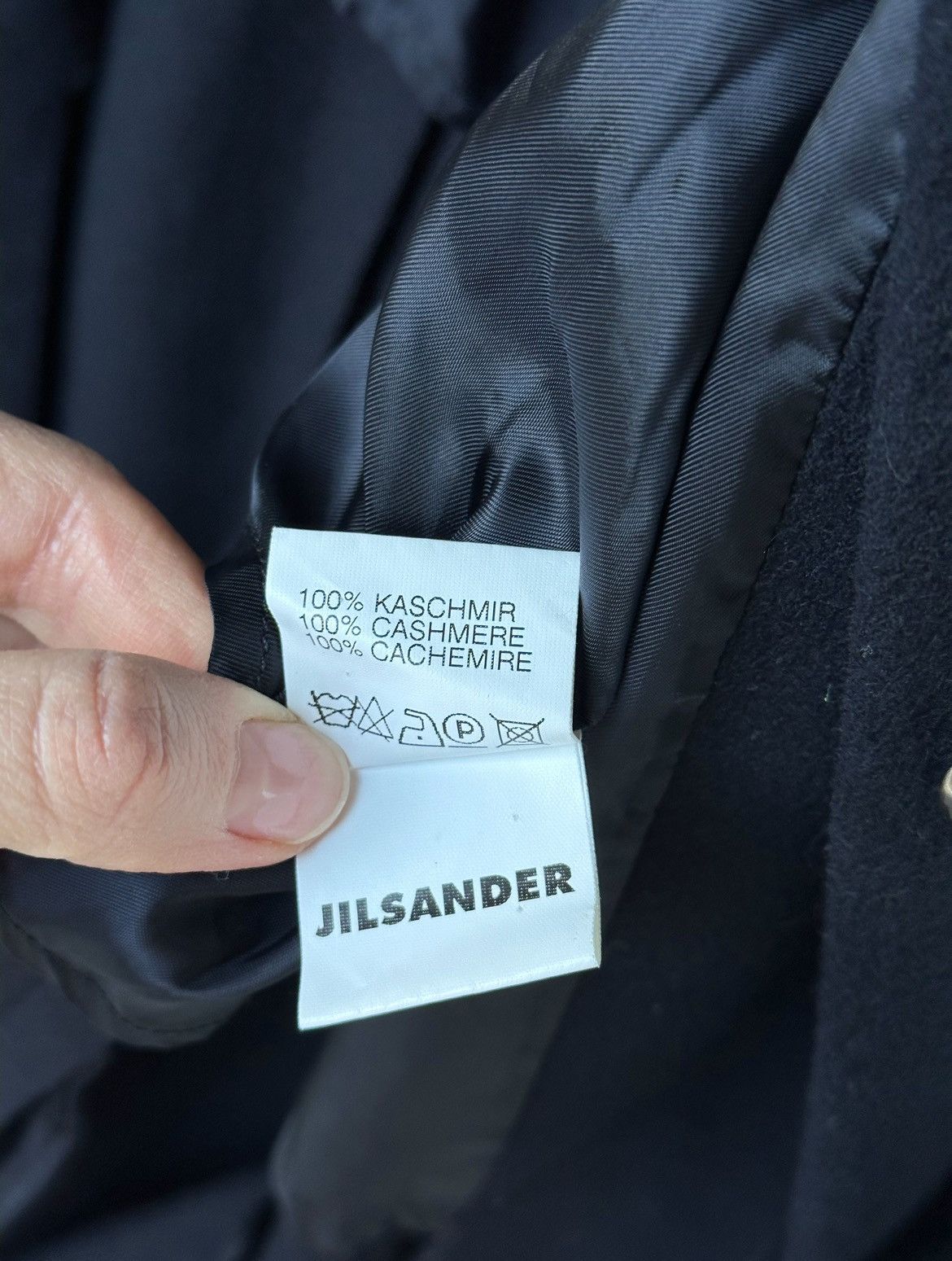 Jil Sander JIL SANDER Cashmere 100% Dark Blue Women Coat Size 34 Size XXS / US 00 / IT 34 - 9 Thumbnail
