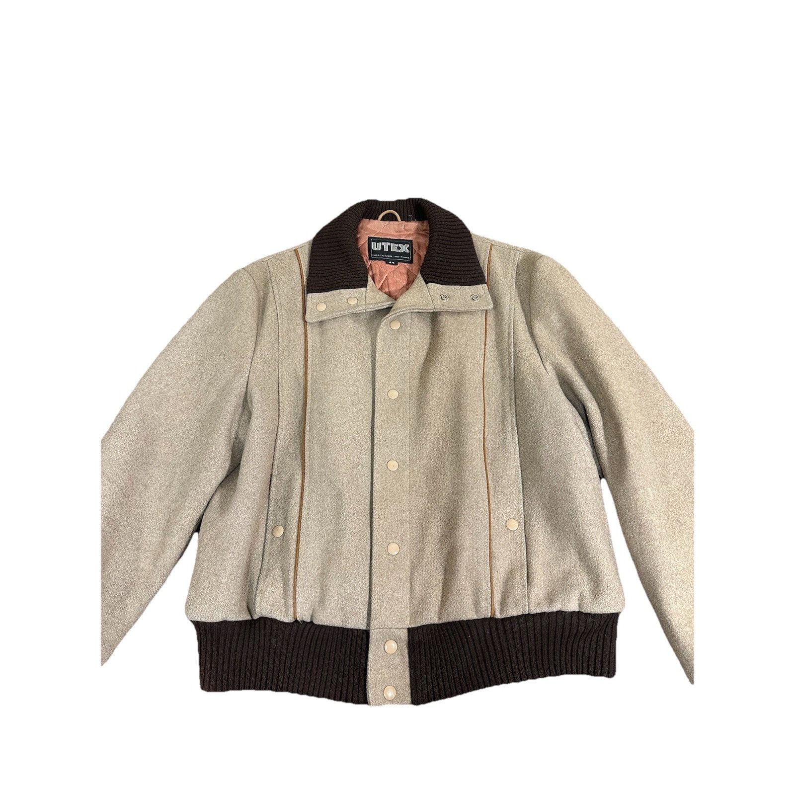 Vintage True Vintage 1950’s Utex Tri Tone Wool Ricky Jacket Coat Bom Size US M / EU 48-50 / 2 - 2 Thumbnail
