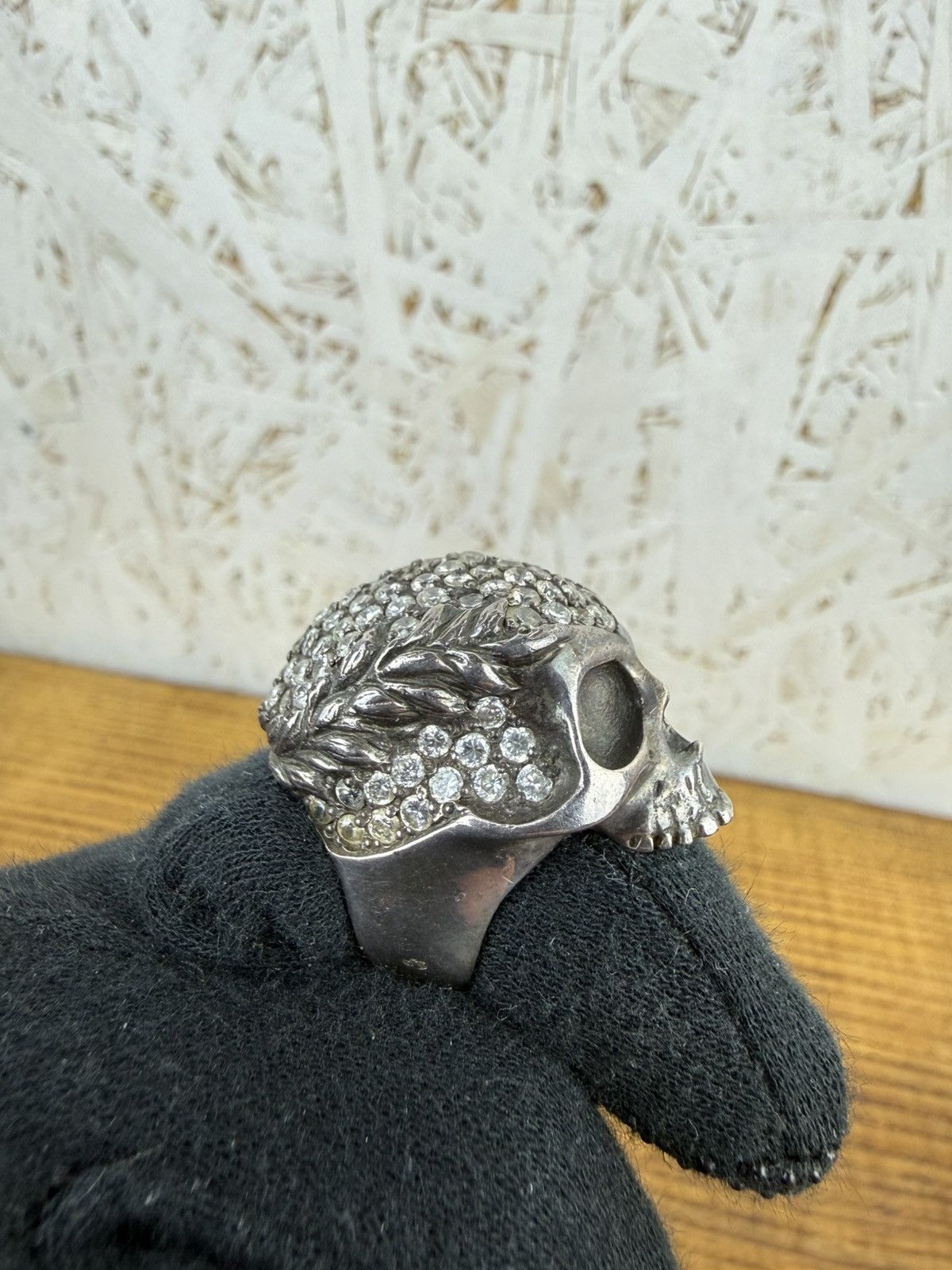Vivienne Westwood Vintage Vivienne Westwood Skull Wreath 925 Silver Ring XS Size ONE SIZE - 9 Thumbnail