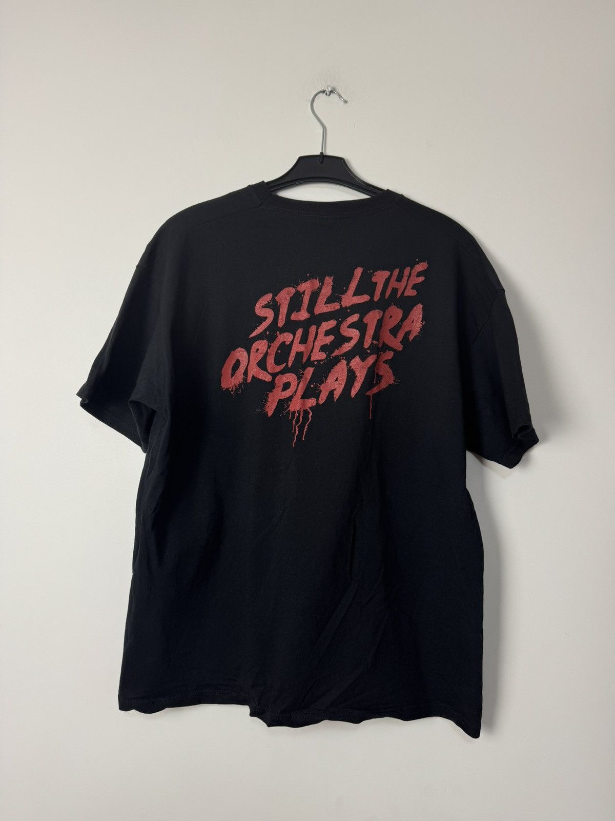 Band Tees Vintage Savatage Guitar and Roses Band Tee Shirt Oversized Size US XXL / EU 58 / 5 - 2 Thumbnail