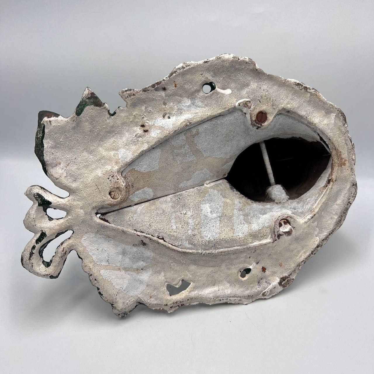 Vintage 1970s Vintage Cast Iron Figure Horse Head Wall Decor 3.5kg Size ONE SIZE - 5 Thumbnail