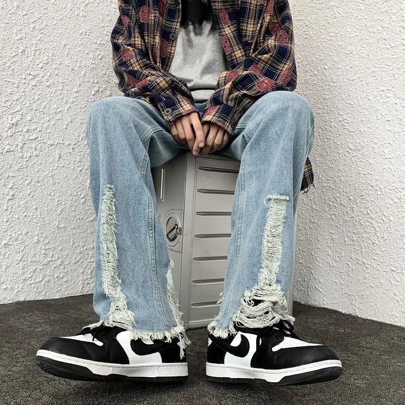 Japanese Brand Hip hop straight leg loose jeans Size US 32 / EU 48 - 2 Thumbnail