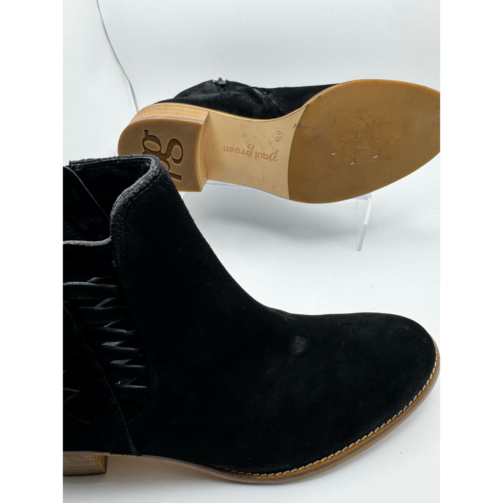 Other Paul Green Vienna Chelsea Boot black soft suede UK 6.5 (9) Size US 9 / IT 39 - 7 Thumbnail