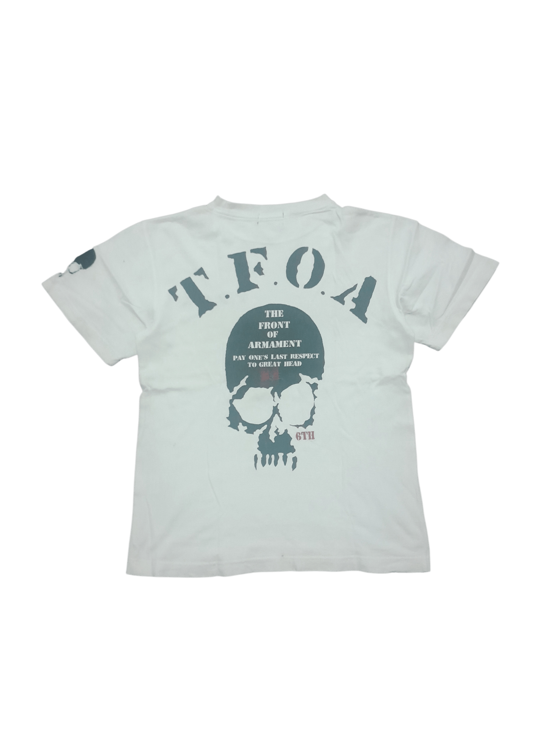 Vintage TFOA the front of armanent crows zero cropped head tee Size US S / EU 44-46 / 1 - 1 Thumbnail