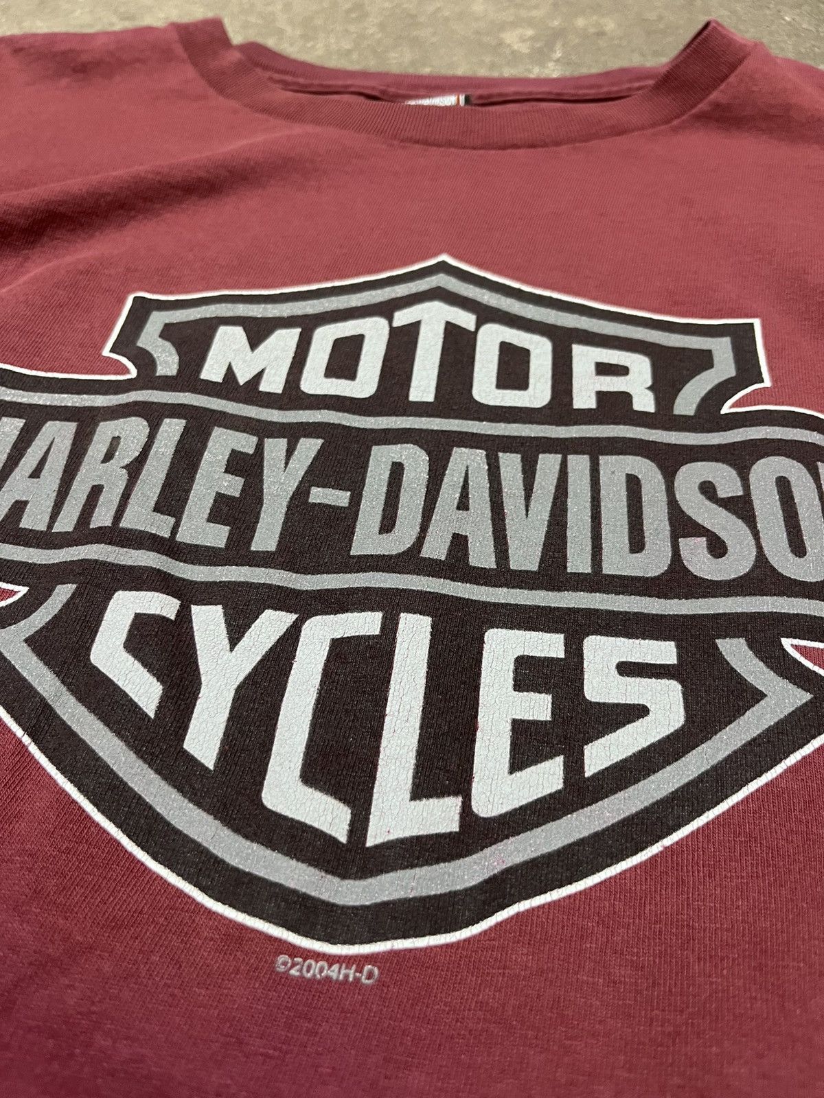 Harley Davidson Vintage Harley Davidson ‘04 Double Sided Graphic OG T-Shirt Size US L / EU 52-54 / 3 - 4 Thumbnail