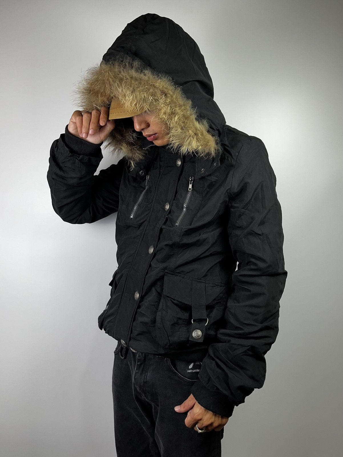 If Six Was Nine Fur jacket down puffer jacket bondage ganancia japan Size US M / EU 48-50 / 2 - 3 Thumbnail