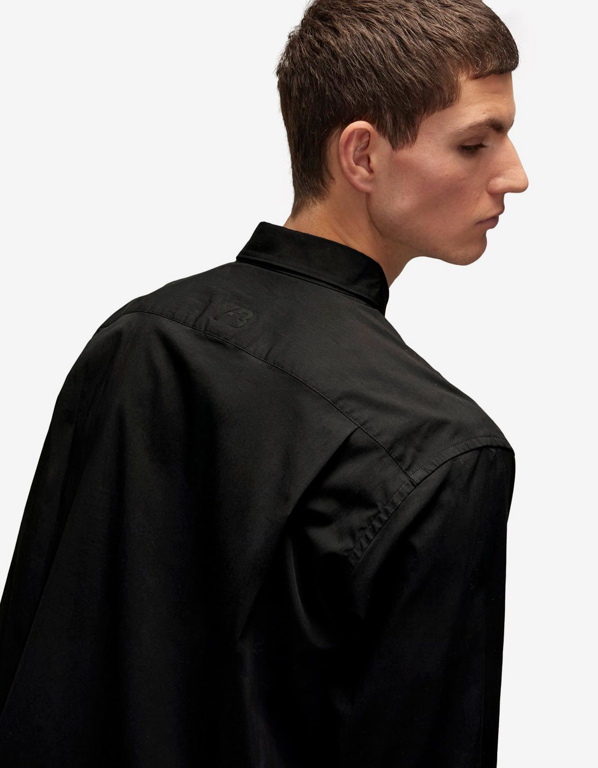 Y-3 Y-3 Black Pleated Pocket Shirt Size US XS / EU 42 / 0 - 8 Thumbnail