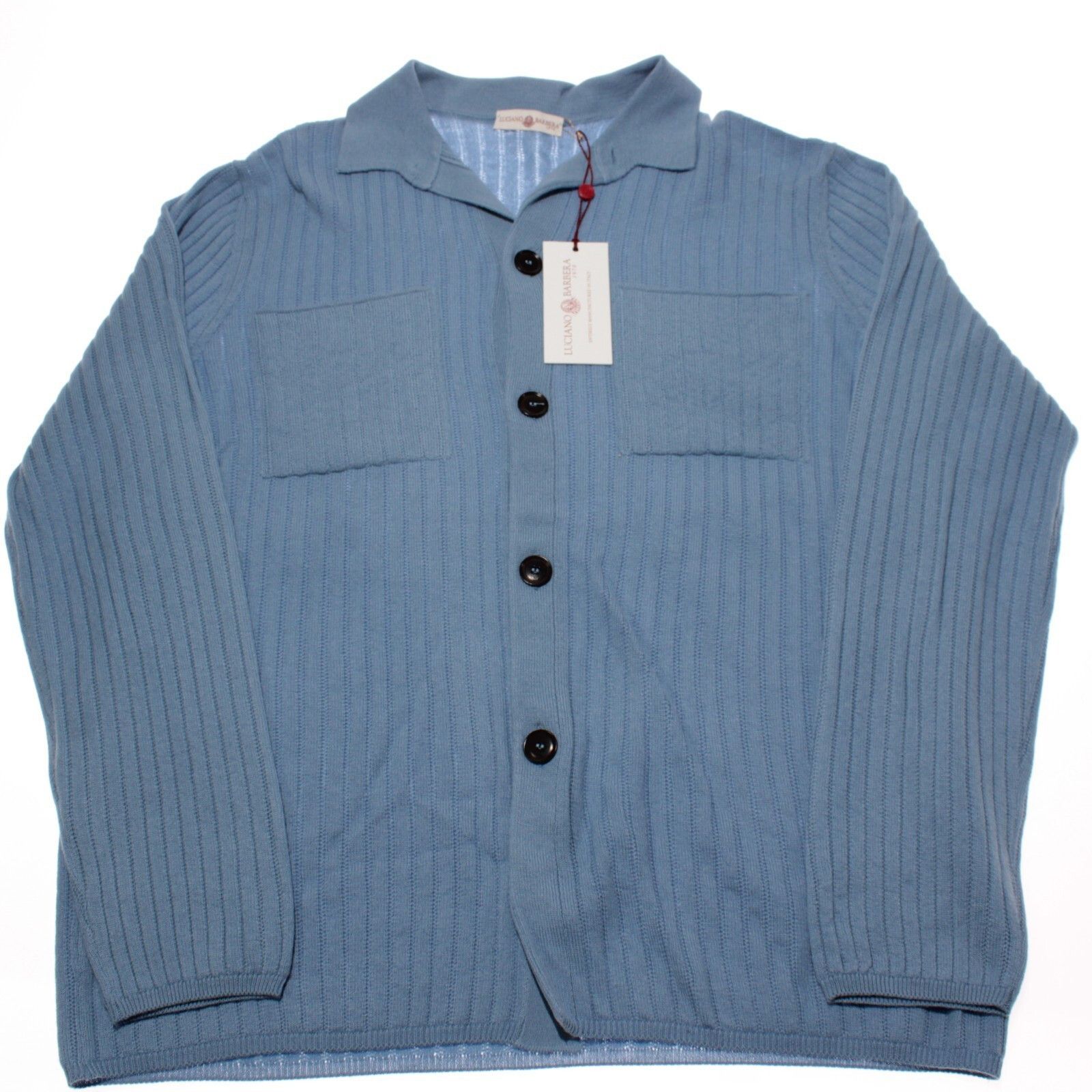 Luciano Barbera Luciano Barbera Sweater Size US M in Blue Size US M / EU 48-50 / 2 - 5 Thumbnail