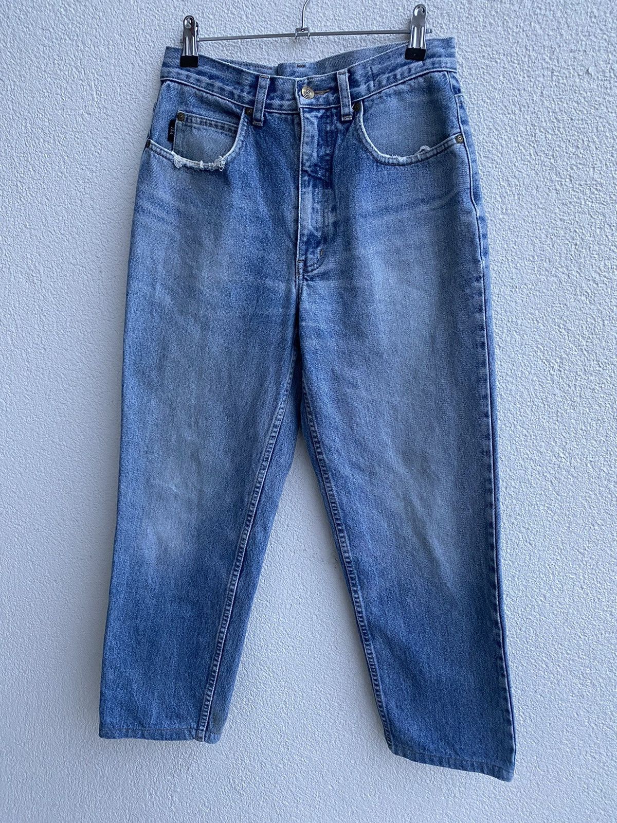 Yves Saint Laurent 28x28 YSL Jeans Denim Pants Cotton Navy Size US 28 / EU 44 - 20 Thumbnail