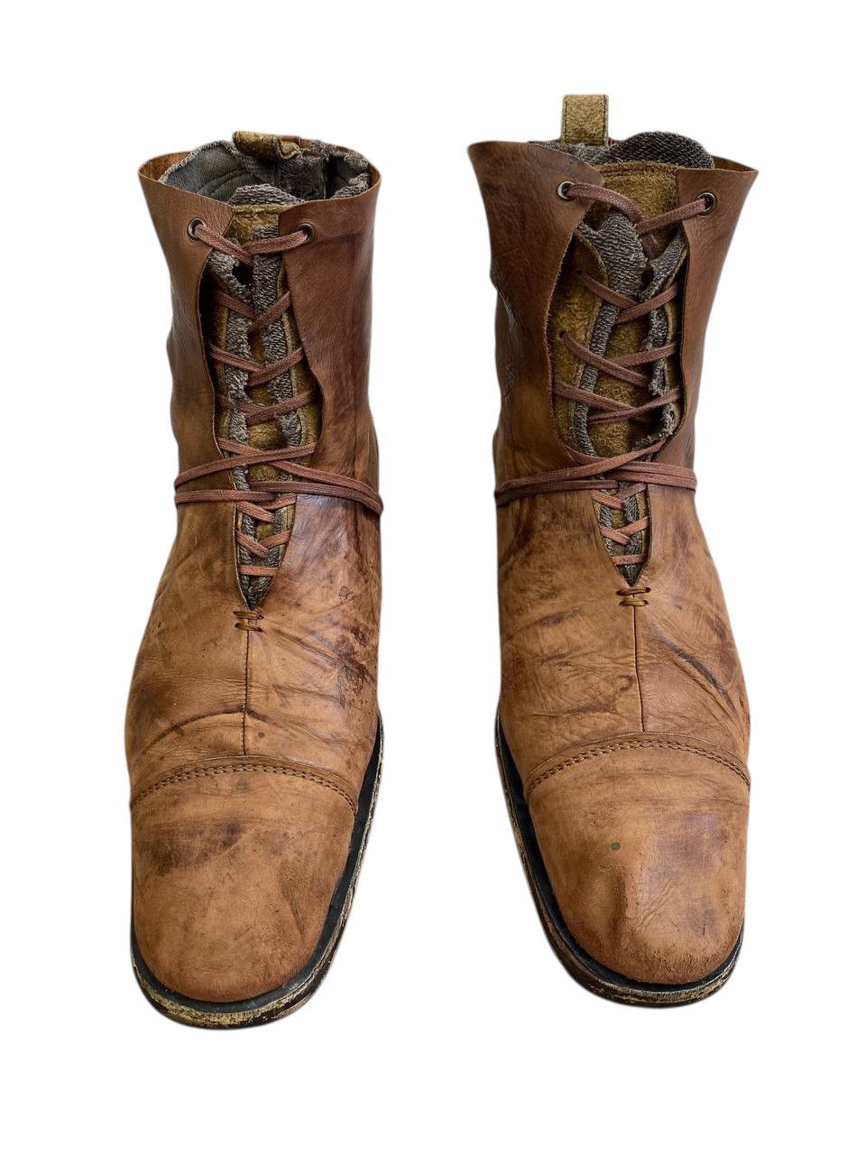 Alfredo Bannister Alfredo Bannister Deconstructed Folded Sock Boots Size US 10 / EU 43 - 4 Thumbnail